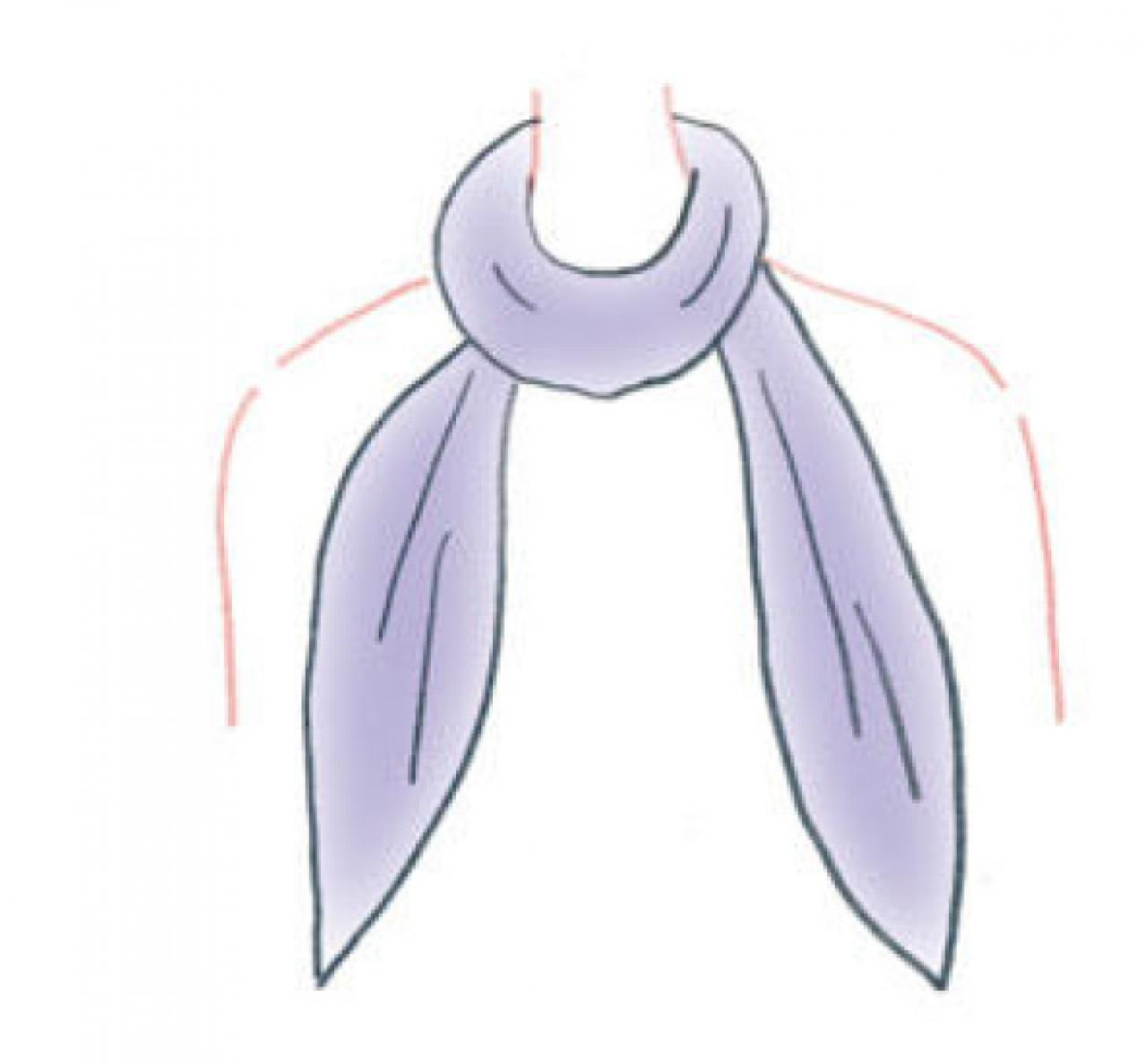 きちんとした人に見える【スカーフの巻き方】柄も生かせる「ネックタイト」（画像3）