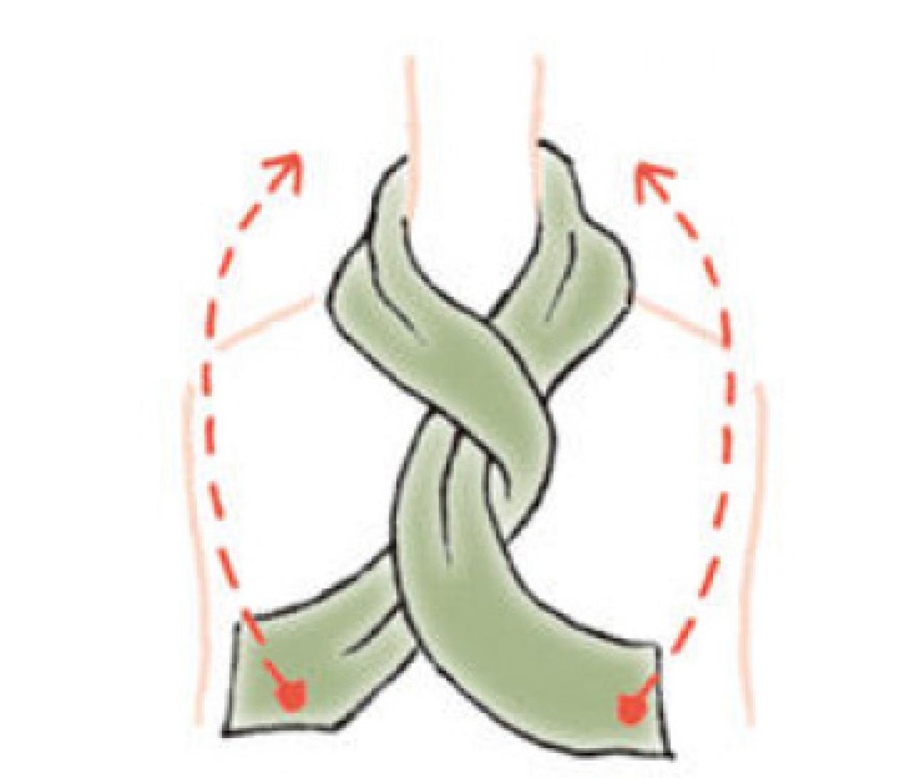 【スカーフの巻き方2選】ジャケットに合う！「チェーン チョーカー」と「ローズ結び」（画像9）