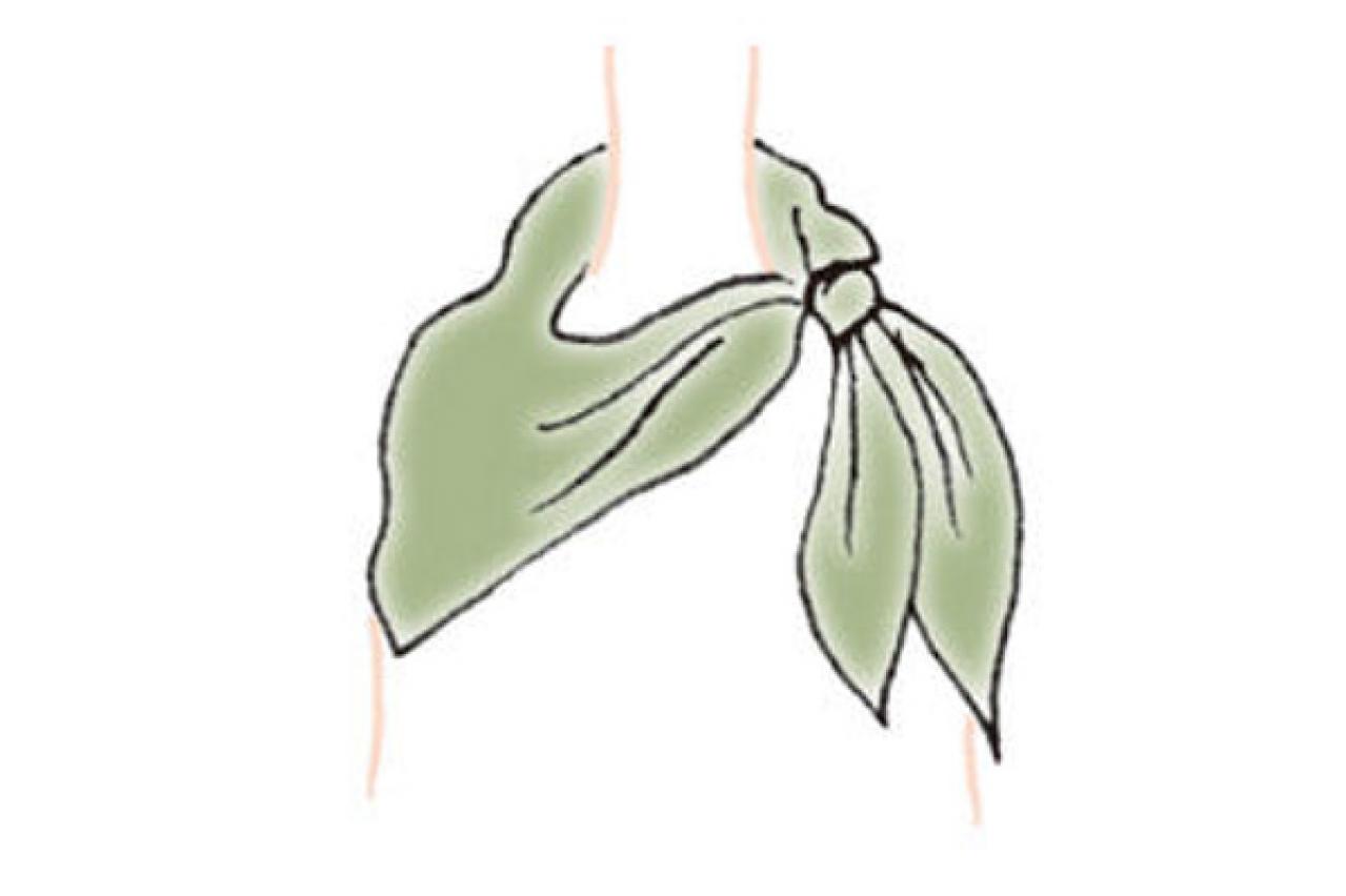 ガラリと雰囲気が変わる！【定番スカーフの巻き方2選】「2重ループノット」と「トライアングル」（画像14）