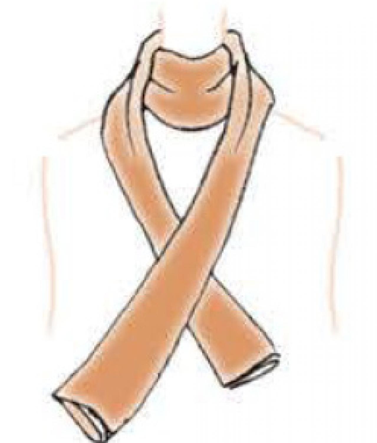 可愛すぎない【ロングスカーフの巻き方2選】スタイリッシュな「リボン結び」とクールな「トリプルテイル」（画像14）