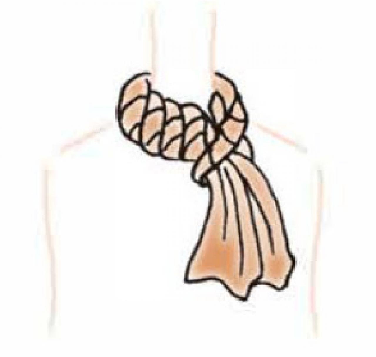 初心者でも簡単！【ロングスカーフの巻き方2選】「ひと結び」と「ツイストループ」で個性的に（画像13）