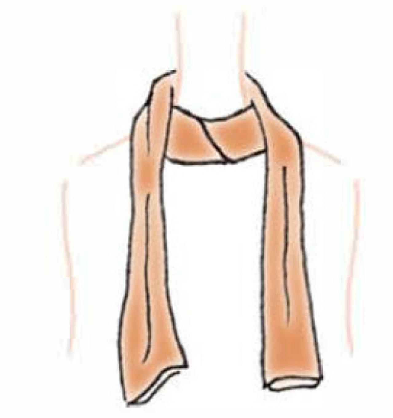 どんな服にも合う【ロングスカーフの巻き方】「2重巻き」はシンプルなのに最強！（画像7）