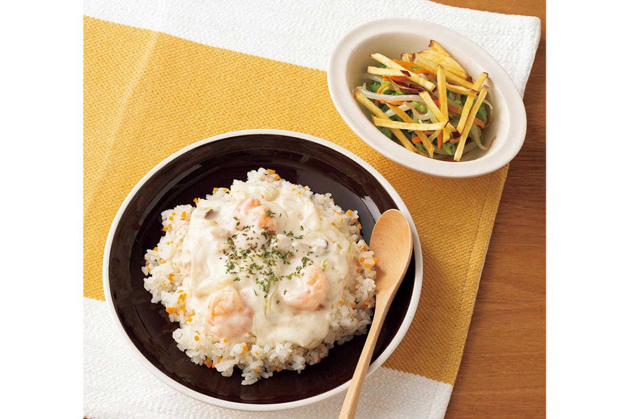 もはや足立区のソウルフード！先生にも大人気の【えびクリームライス】レシピ・日本一と話題の「足立区の給食」