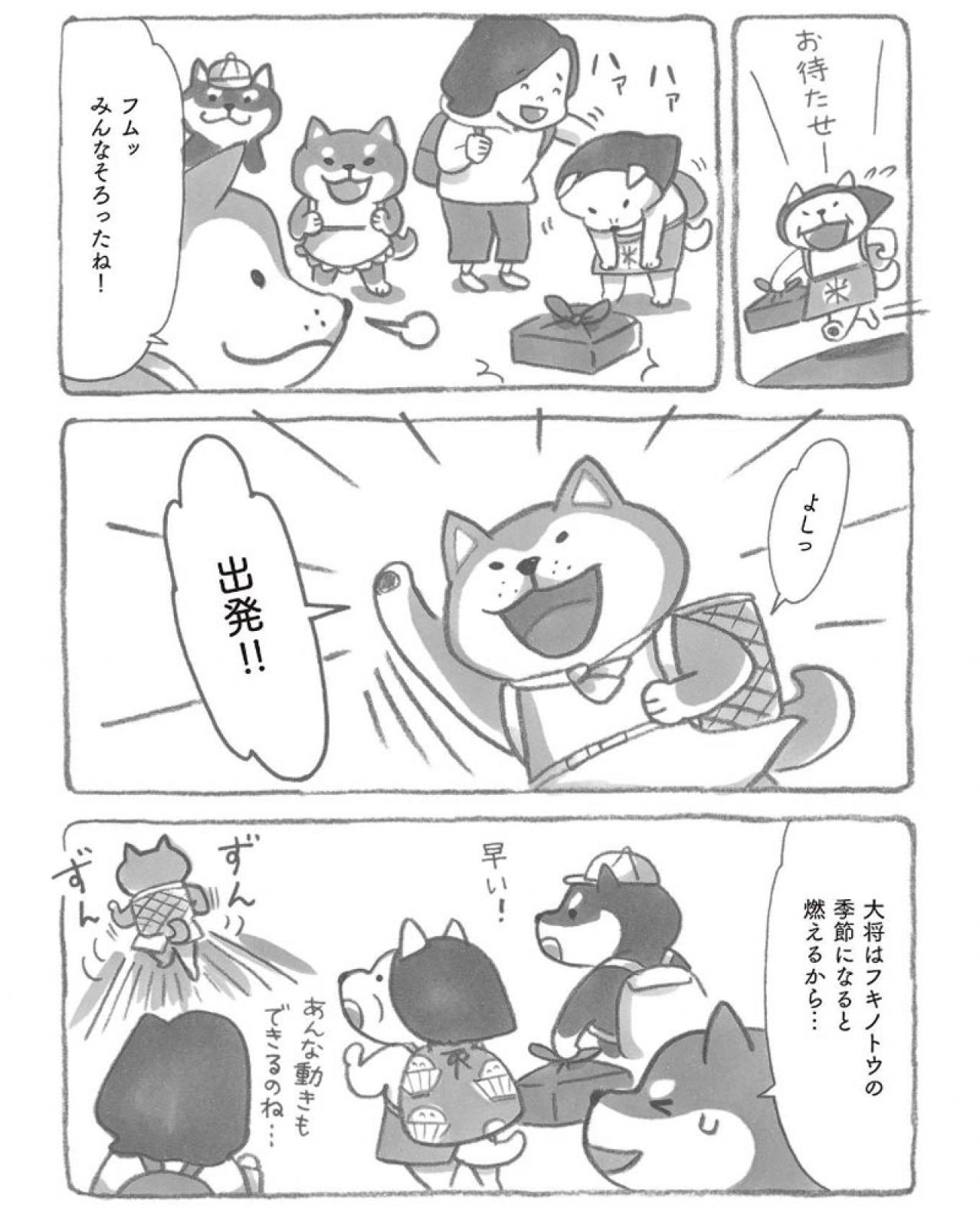 柴犬の大将が2月になると熱が入ることとは？マンガ【柴犬食堂＃1】モフモフ柴犬が「素」に返る姿にキュン！（画像3）