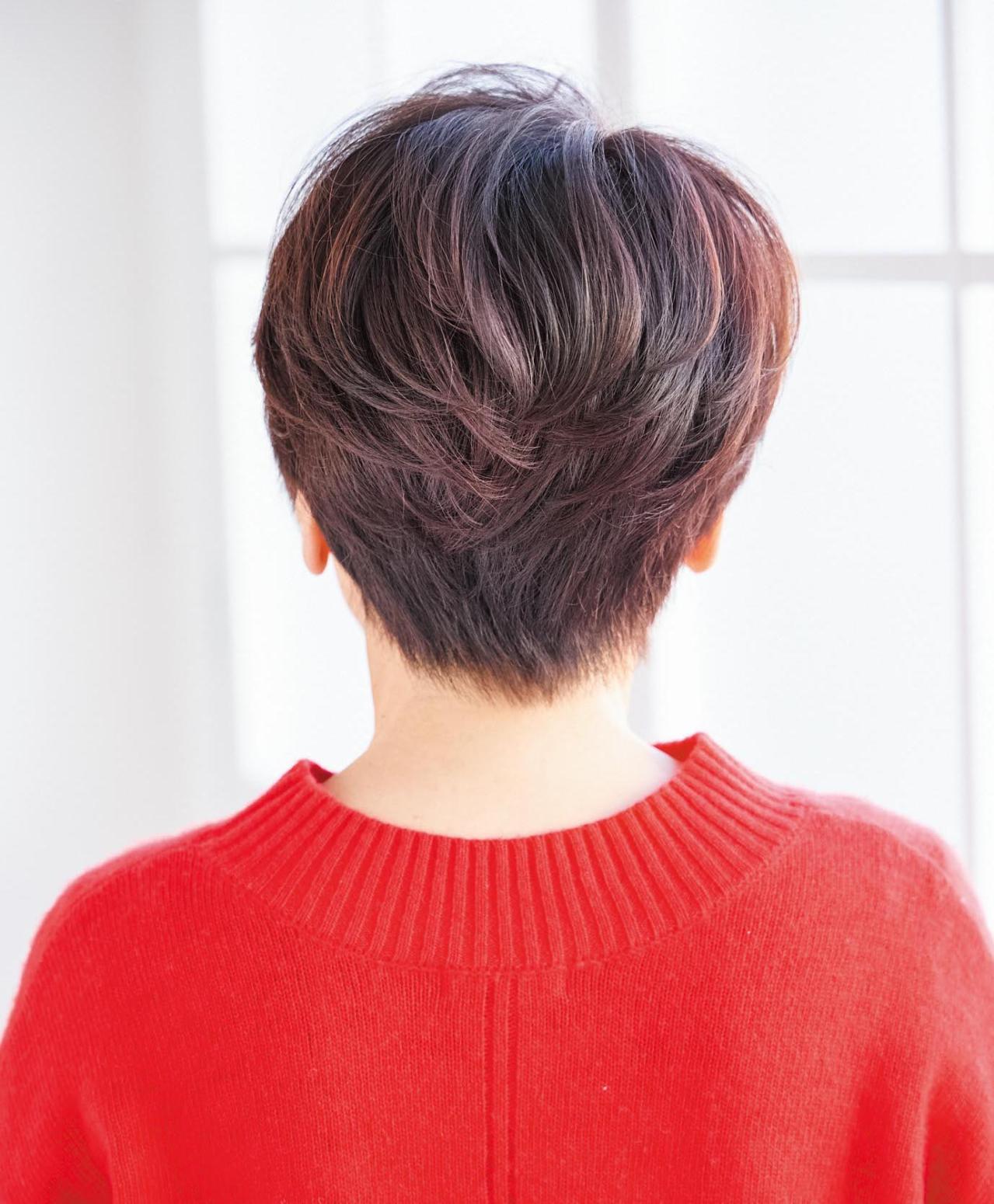 2025年最旬のショートスタイル【60代からの悩み解消ヘア】ポイントはトップのボリューム感（画像4）