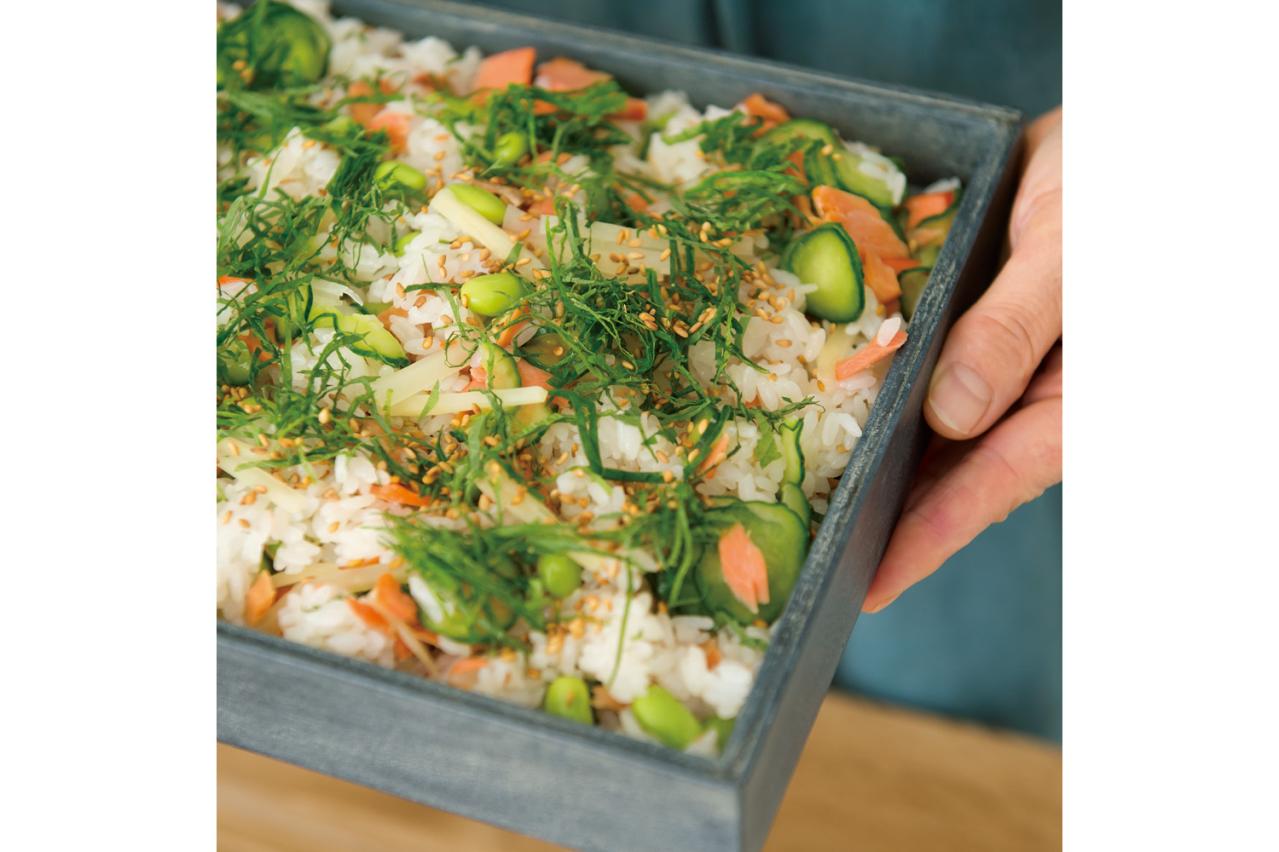 ちらしずしや混ぜずしがとびきりおいしくできる！藤井恵さん愛用の【木の大鉢】とは？