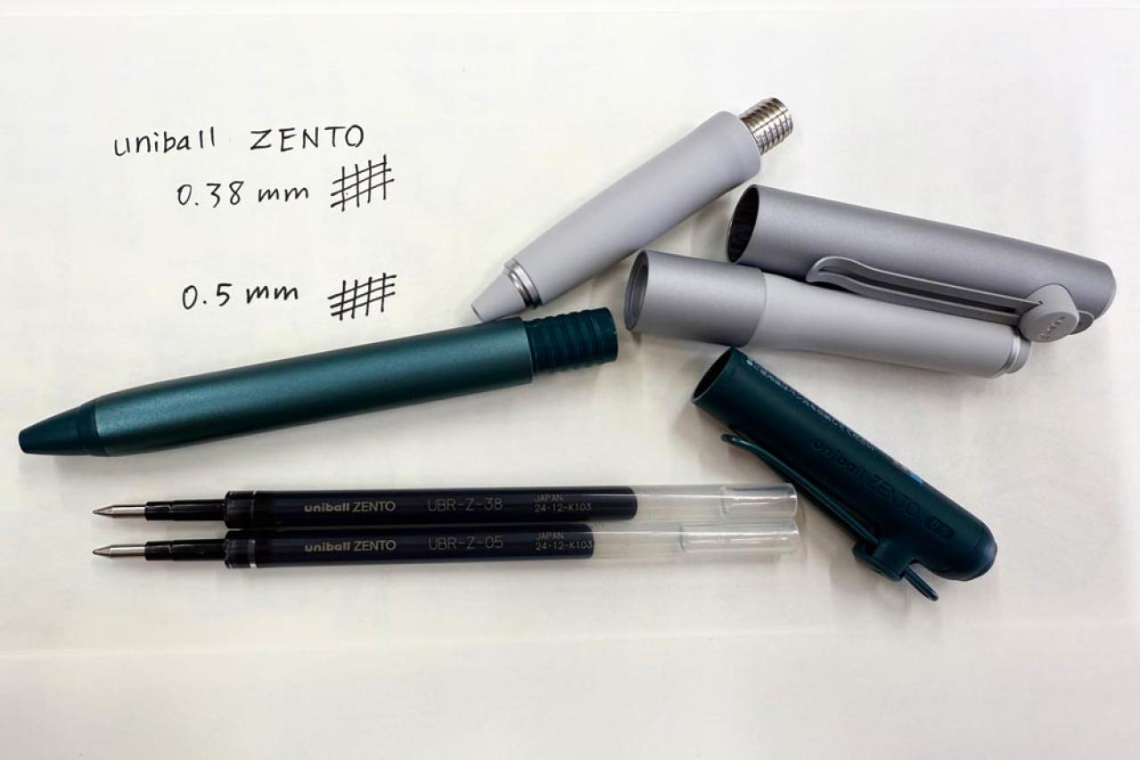 品切れになるほど人気のボールペン【uniball ZENTO（ユニボール