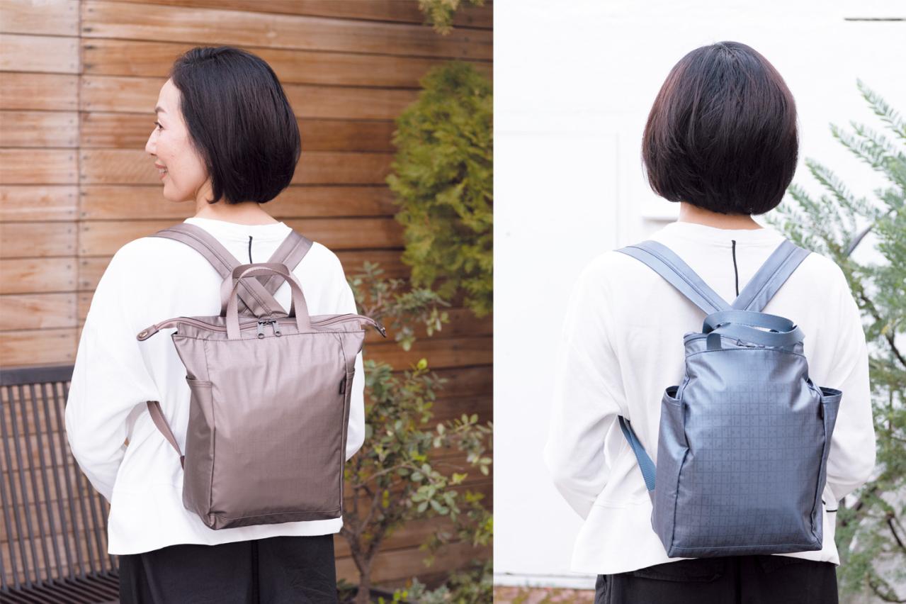 今までのリュックの不満を解消！使い方自在の「たためるトートリュックS」がすごい