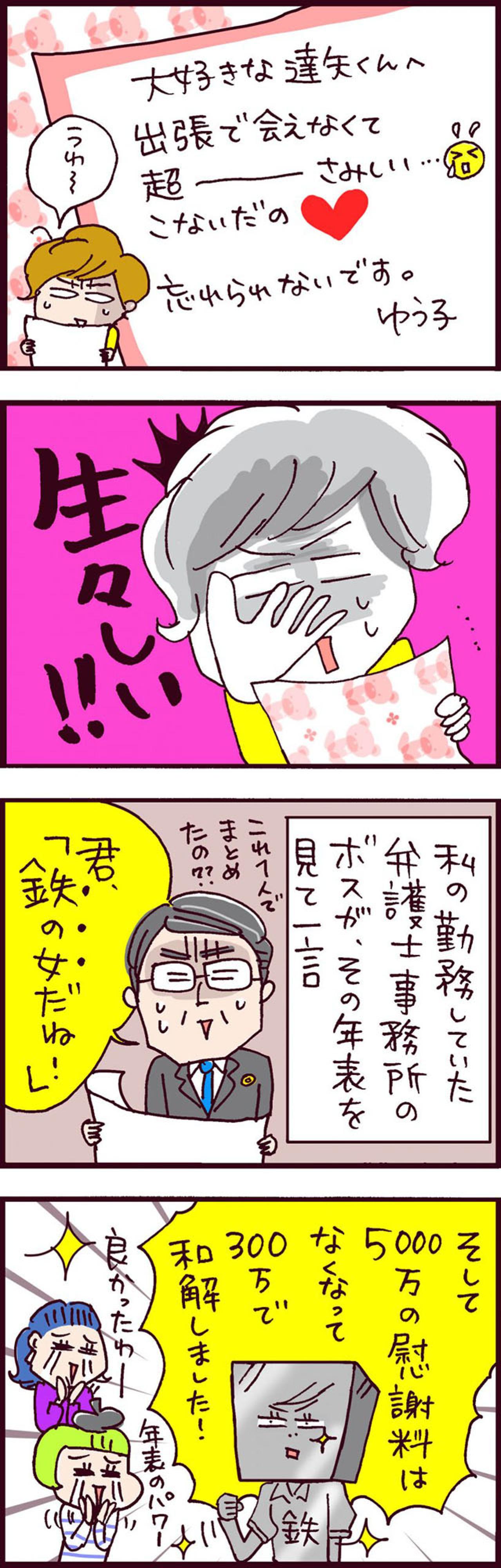 まさに「鉄の女」！夫の不倫相手からの恋文を読むみほさん…【なぜりこ#96】（画像3）