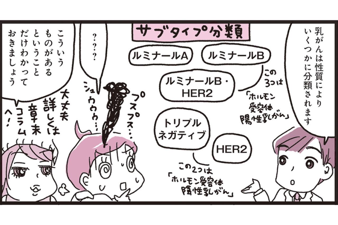乳がんの「サブタイプ」とは？【乳がんにまつわるお金マンガ＃5】
