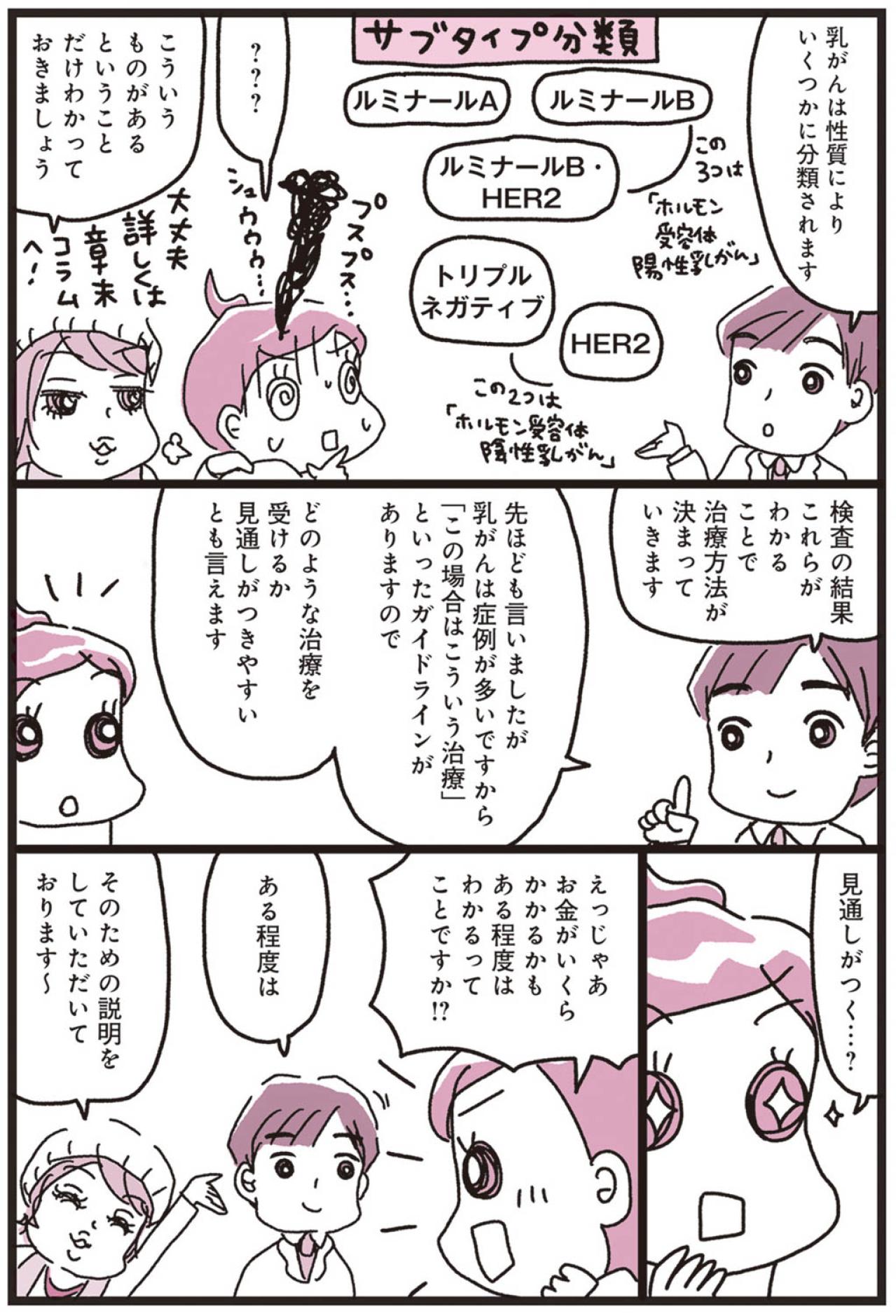 乳がんの「サブタイプ」とは？【乳がんにまつわるお金マンガ＃5】（画像5）