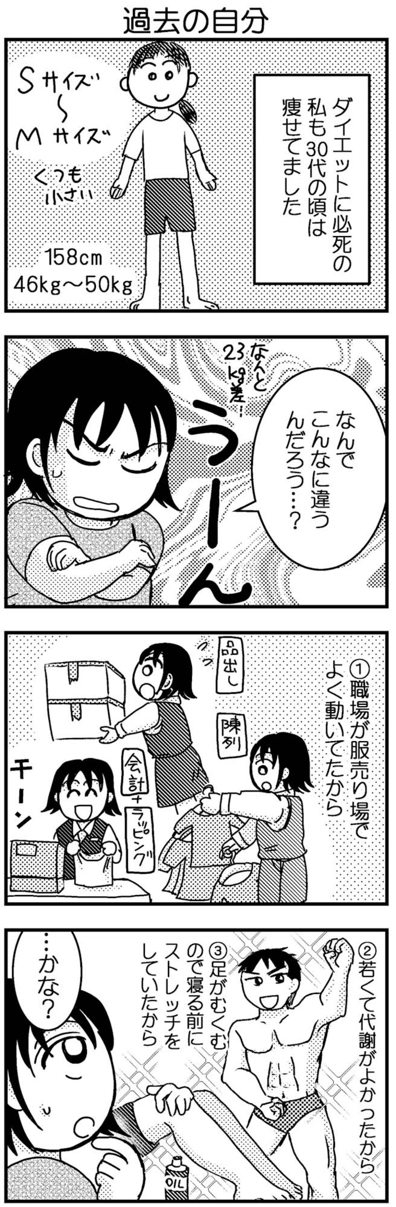 なぜ若い頃はやせていたのだろう…若さだけでない理由とは？【脱デブ日記 #33】（画像2）