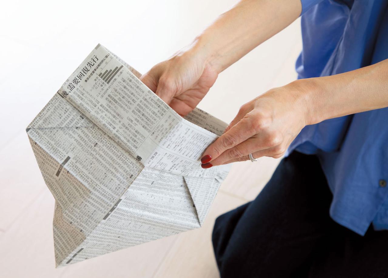 【近藤典子さん】おすすめ！ 新聞紙で簡単にできて使い勝手◎の「二重底の新聞BOX」の作り方（画像13）