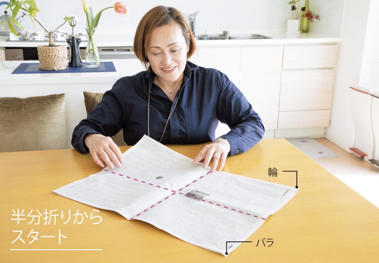 【近藤典子さん】おすすめ！ 新聞紙で簡単にできて使い勝手◎の「二重底の新聞BOX」の作り方（画像4）