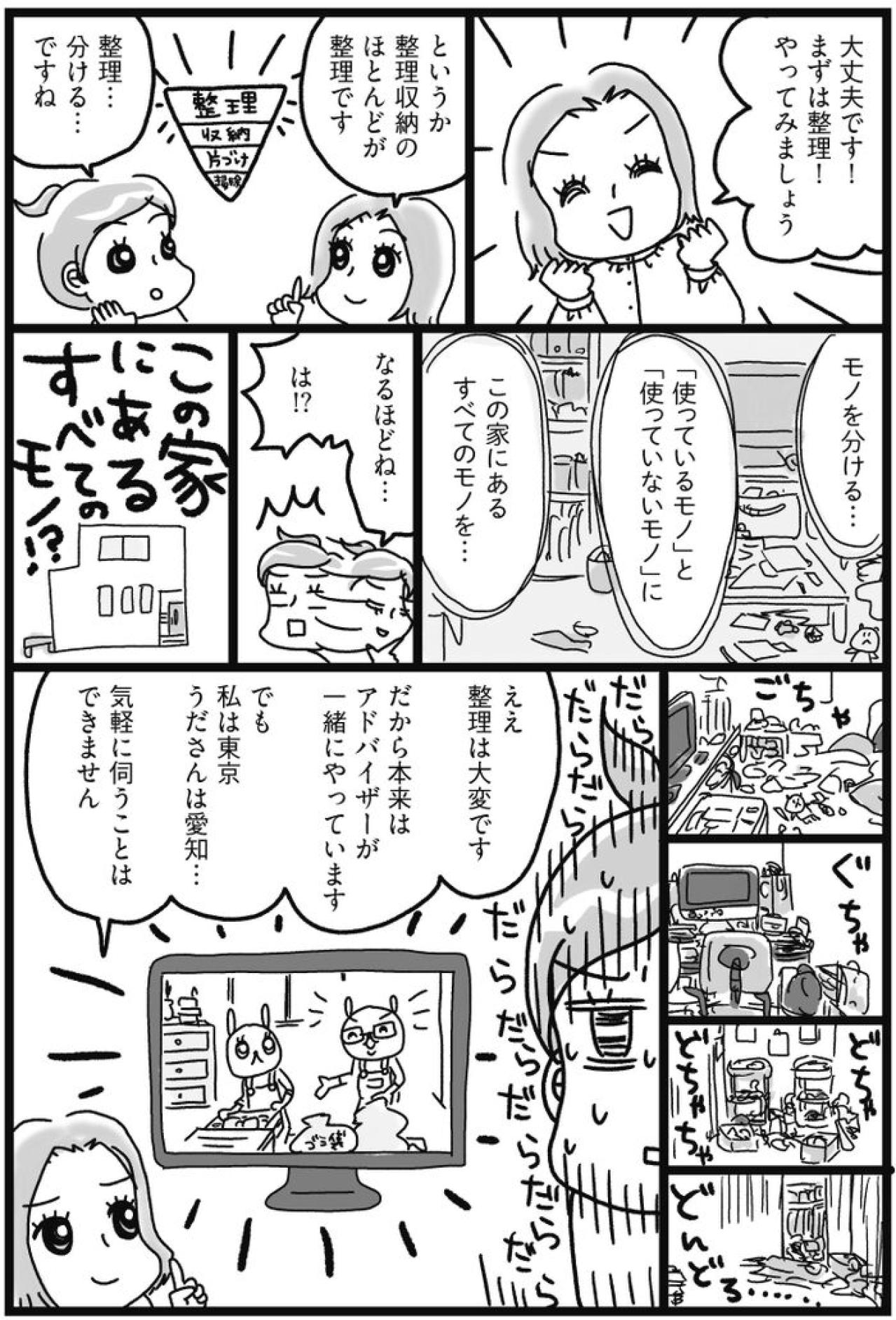 家全体の物の整理！ひとりで片づけるのは難しい？【片づけマンガ#12】（画像2）