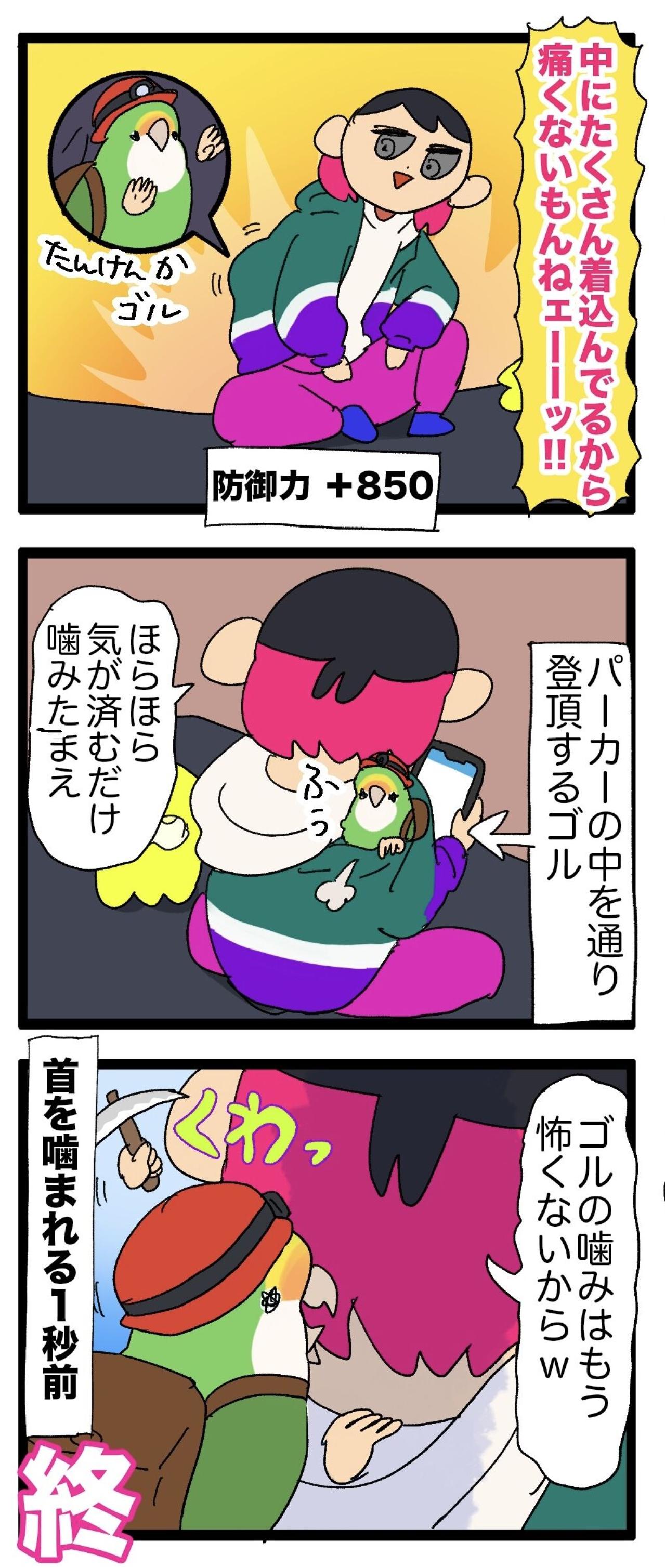 インコに命の危険が？！バードテントを撤去した理由は？【鳥マンガ＃61】（画像5）