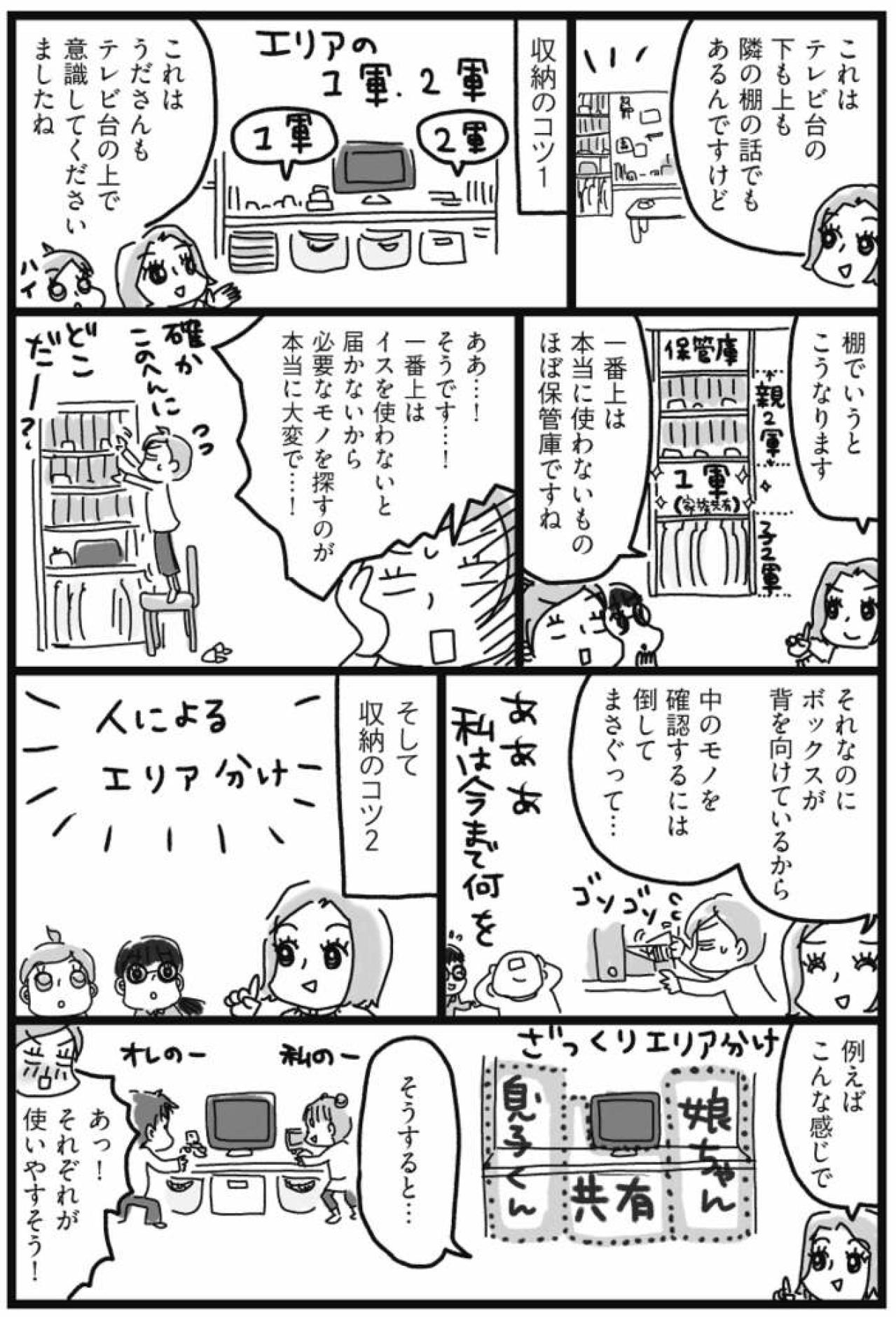 テレビ台の下が魔窟！本当のくつろぎを得るための片づけ法とは？【片づけマンガ#26】（画像3）
