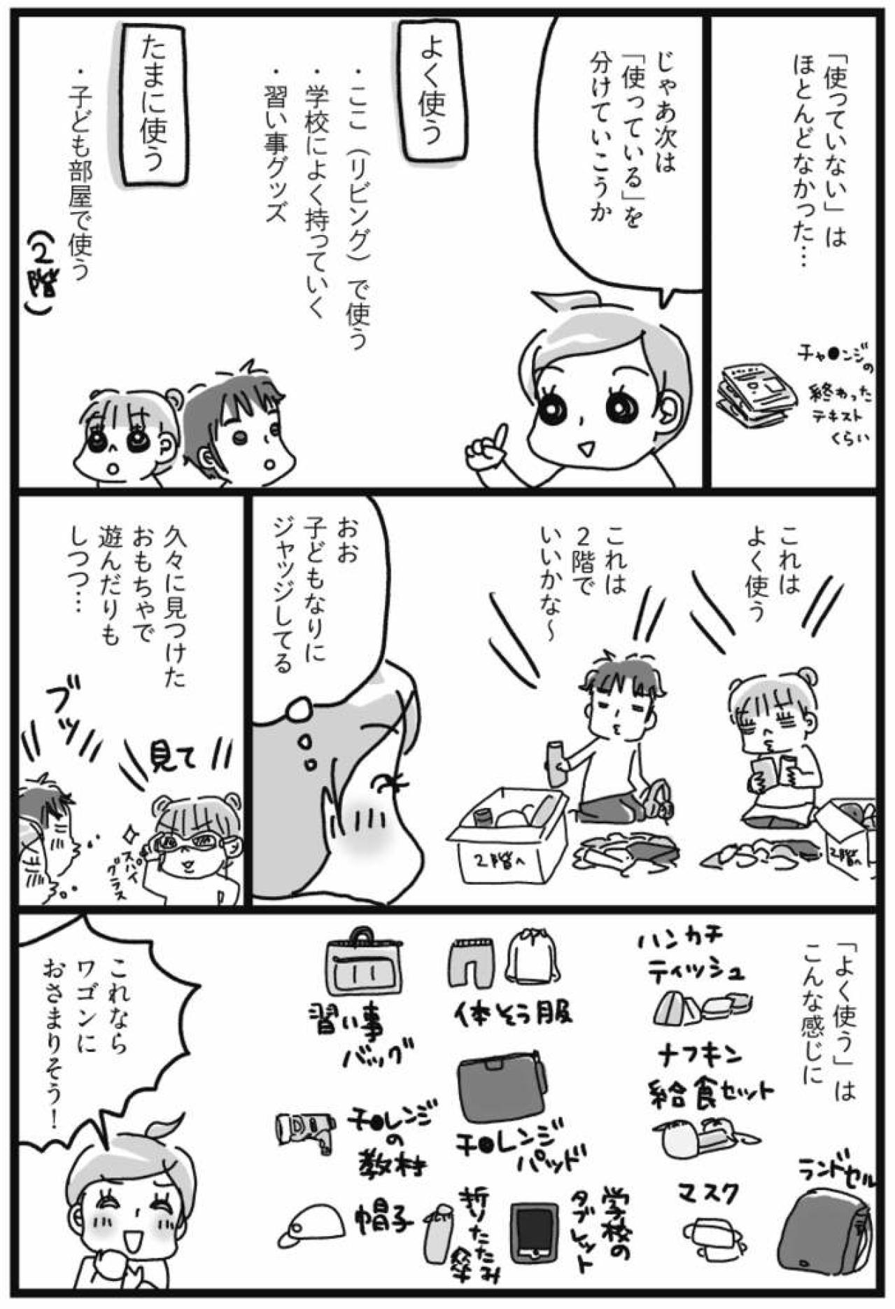 整理したら「使ってないものがほとんどなかった」そんな時どうする？【片づけマンガ#20】（画像2）
