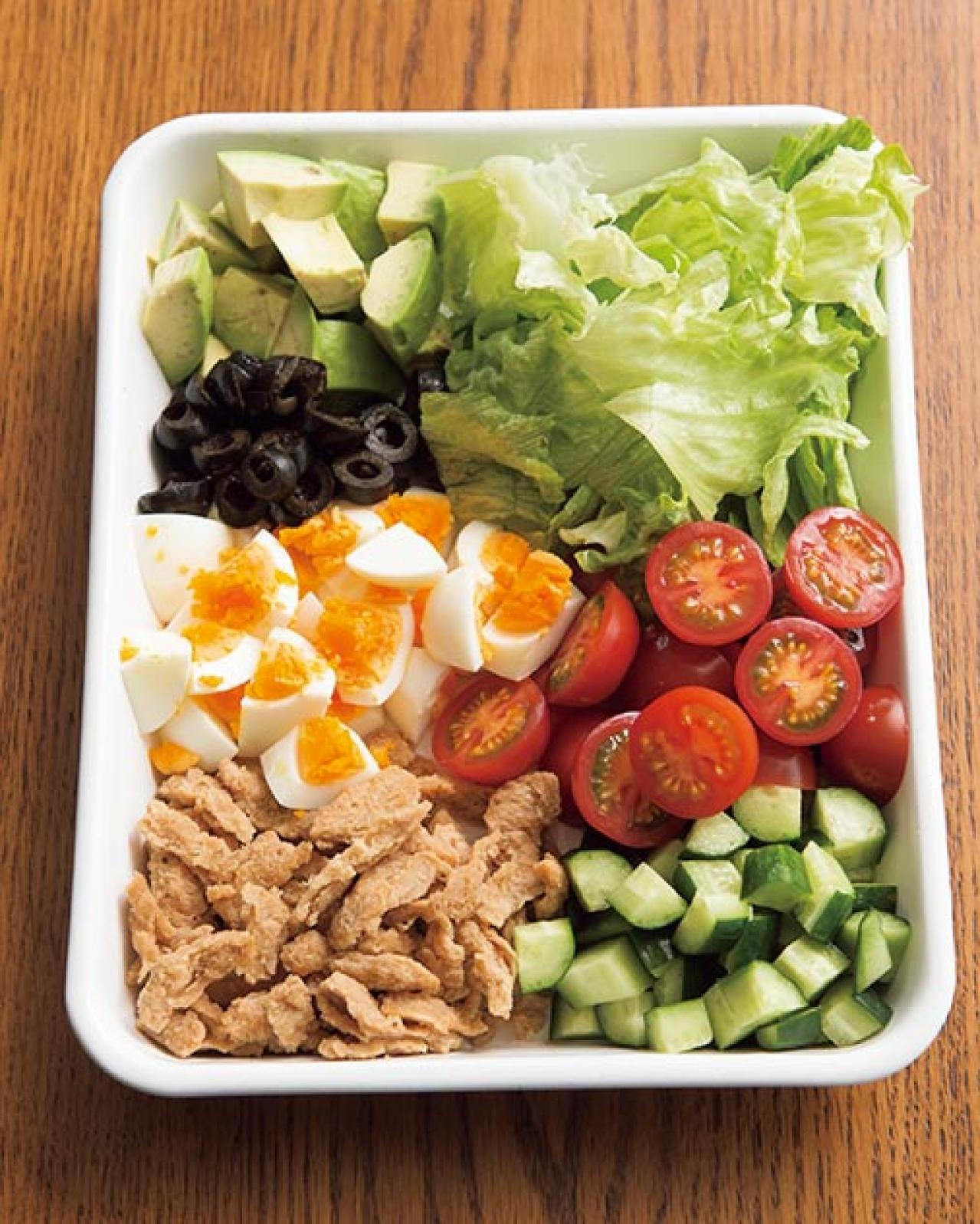 ごちそうサラダとはこのこと！大豆ミートでつくる満足感120%の【コブサラダ】（画像4）