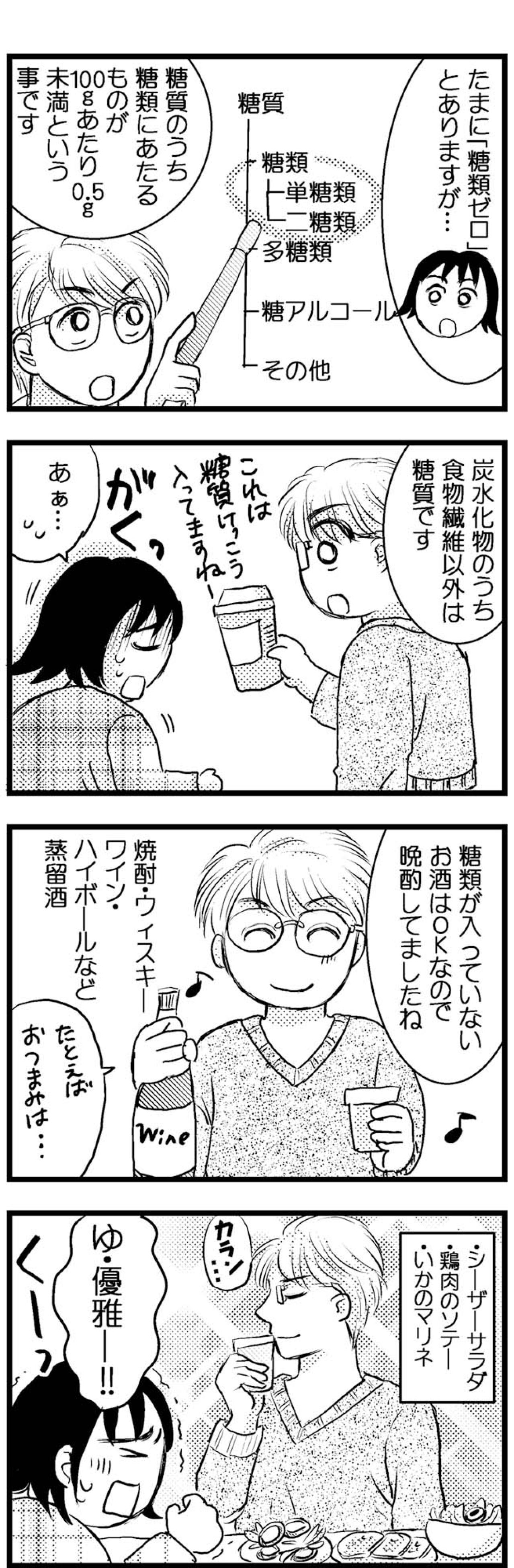 10kgやせに成功した人が糖質制限中に飲んでいたお酒とは？【脱デブ日記 #60】（画像3）