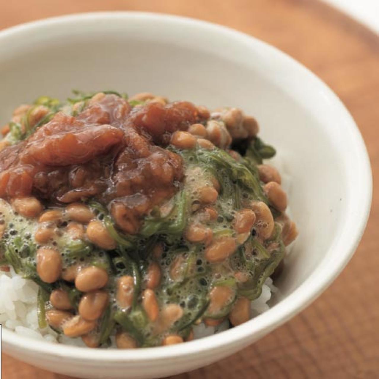 【大人のひとりごはん】コレステロールが気になる方へ「納豆×めかぶ×梅」レシピ・料理家 川津幸子さん（画像2）