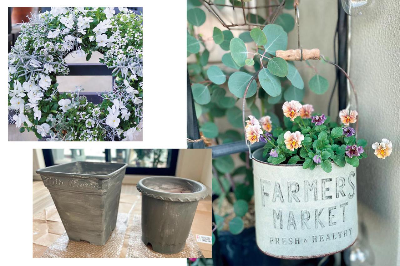 都内マンションの狭小ベランダ10㎡がお花畑に！「バラの季節が終わったら、寄せ植えで彩りを」