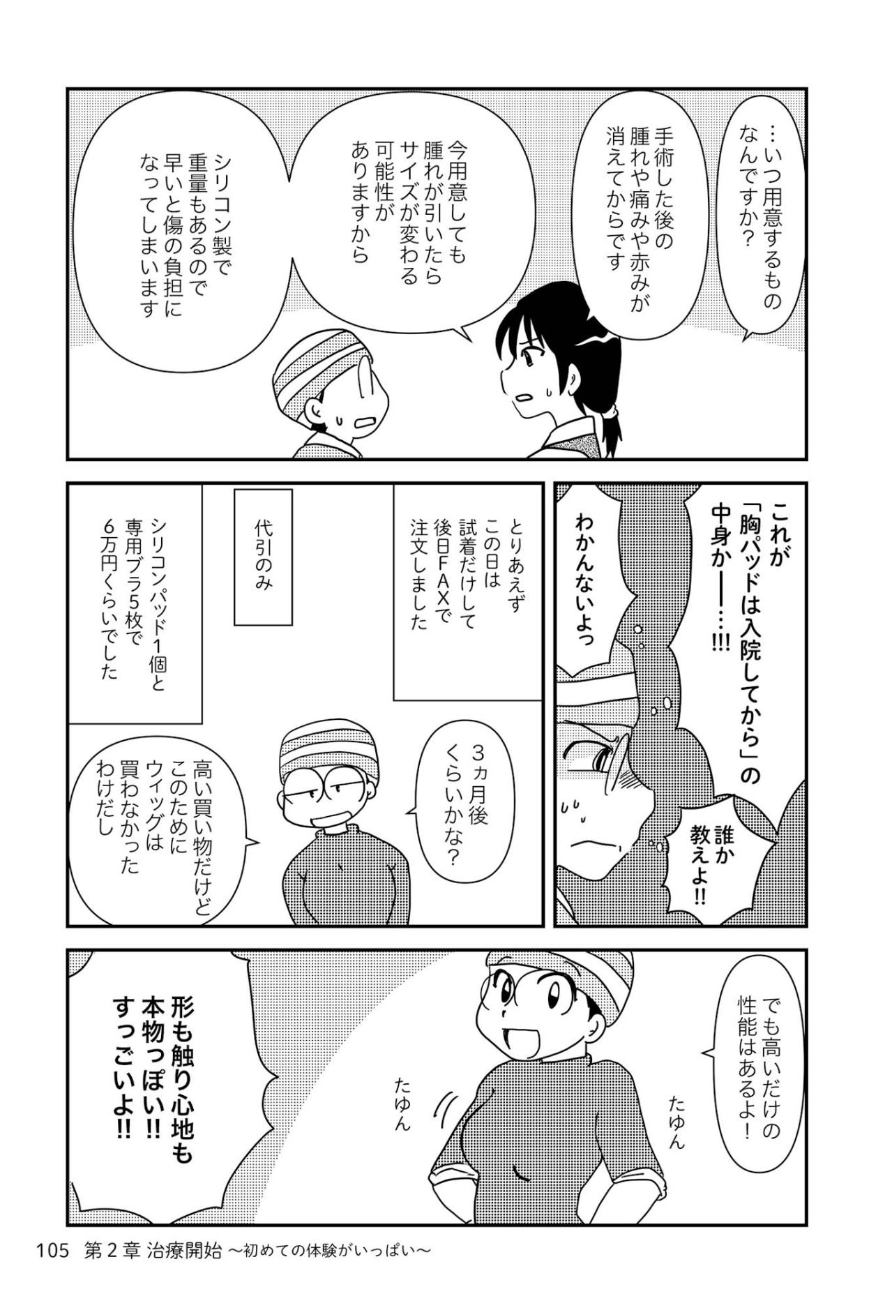 「すぐ買えない」…乳がん患者の胸パッド購入のタイミングとは？【乳癌日記 #44】（画像2）