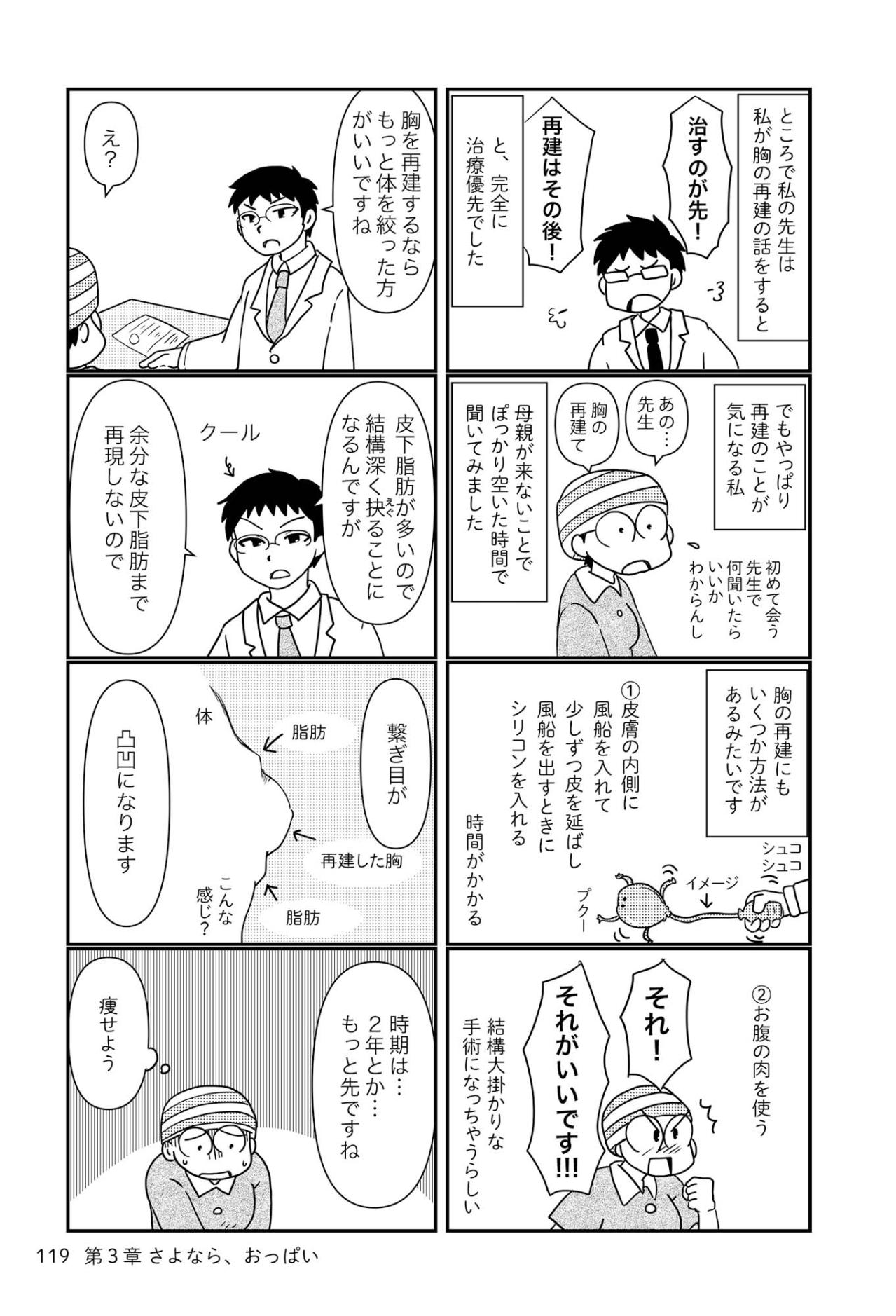 胸をキレイに再建するためには「ダイエット」しなくちゃならないらしい…【乳癌日記 #48】（画像2）