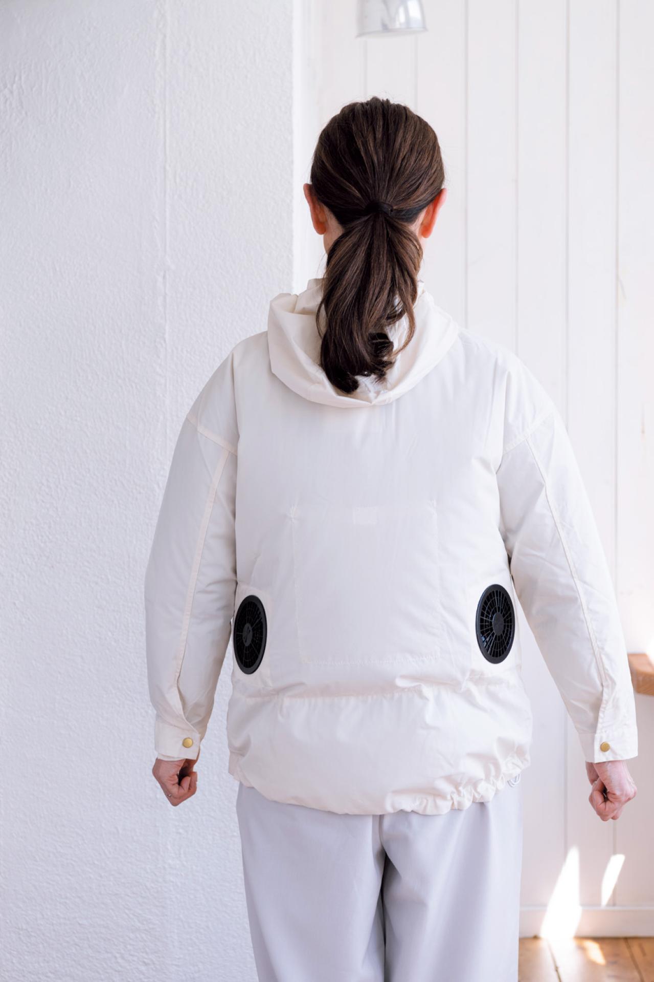 「こういうの欲しかった！」UVカット＆おしゃれな着る扇風機「ファンつきレディース長袖空調服」とは？（画像5）