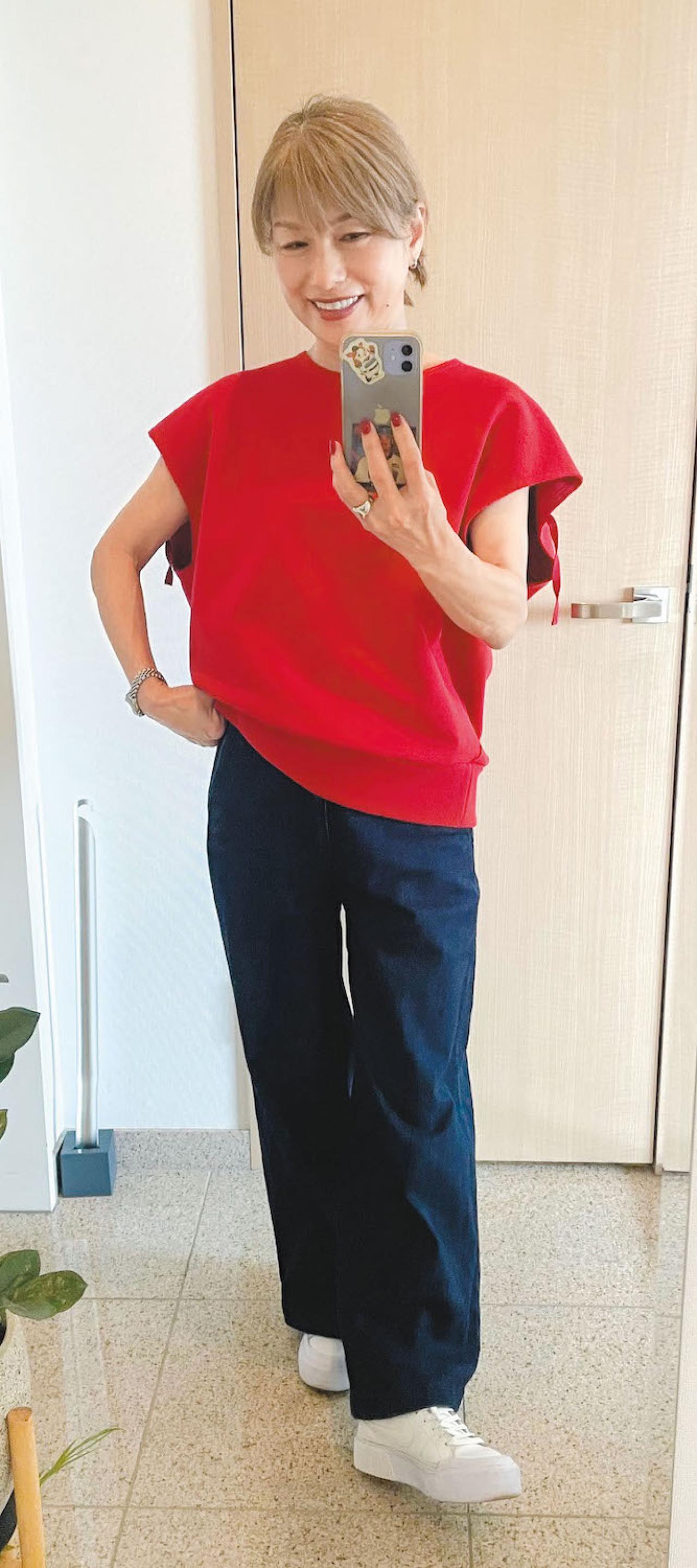 63歳「暗い色ばかりではなく、カラフルな服にも挑戦したい！」読者モデルのファッションにドラマスタイリスト【西ゆり子さん】がアドバイス（画像9）