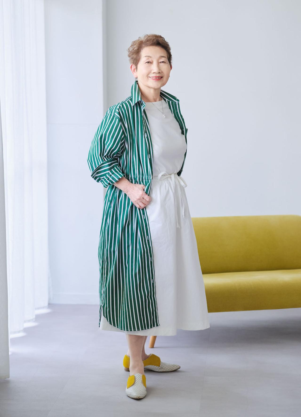 78歳・読者モデル「娘に老けたと言われてショックだった…」 スタイリスト【西ゆり子さん】直伝の着方テクで大変身！（画像5）