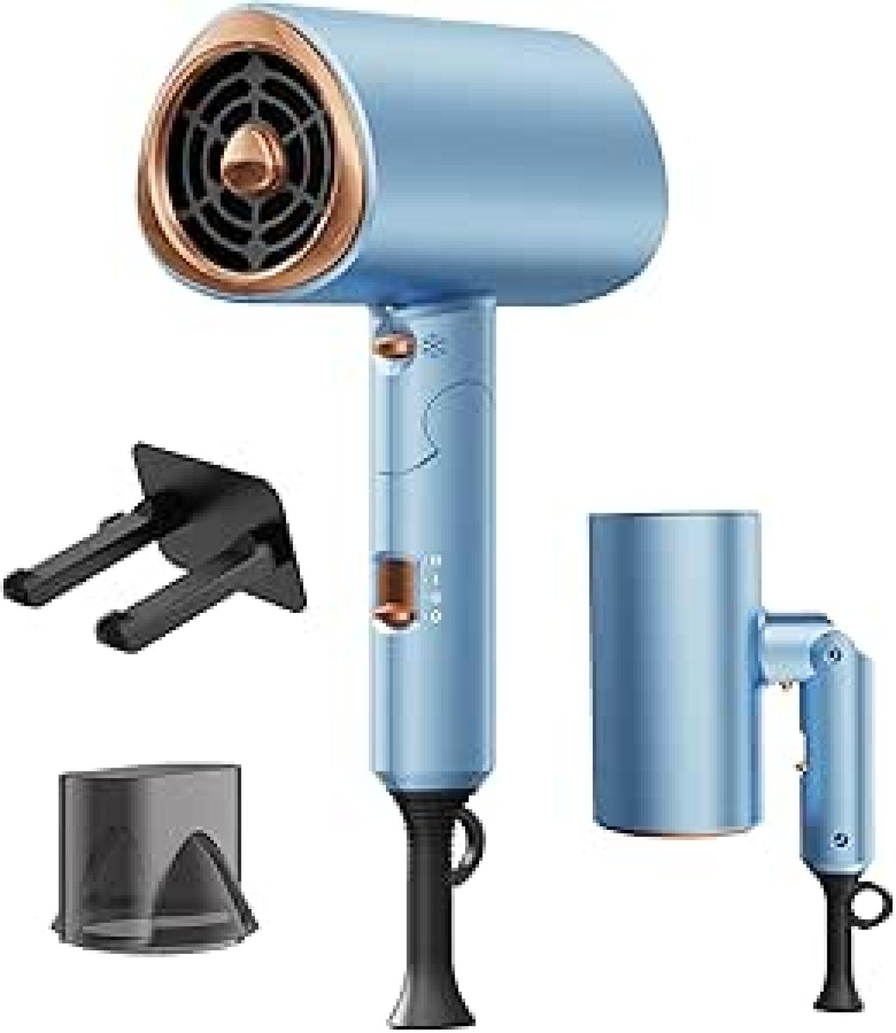 【ドライヤー】2025年型がすごい！速乾、軽量、静か…【最大95％OFF】コンパクトで持ち運びもラクだから旅行にも！【Amazonタイムセール】（画像4）