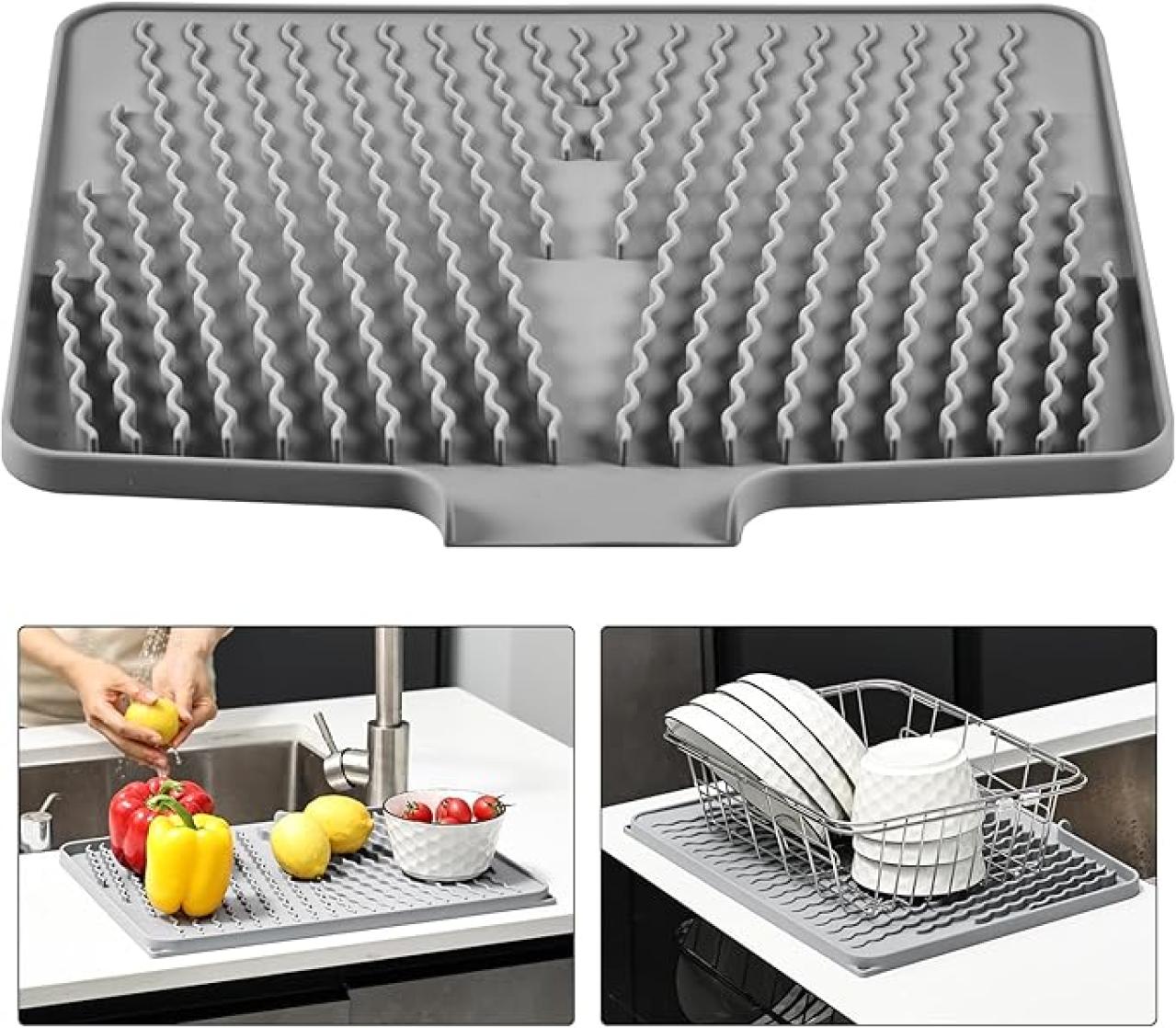 あると便利なキッチン用品！【最大31％OFF】水切りマット、浮かせる三角コーナー、台ふきも【Amazonタイムセール】（画像2）