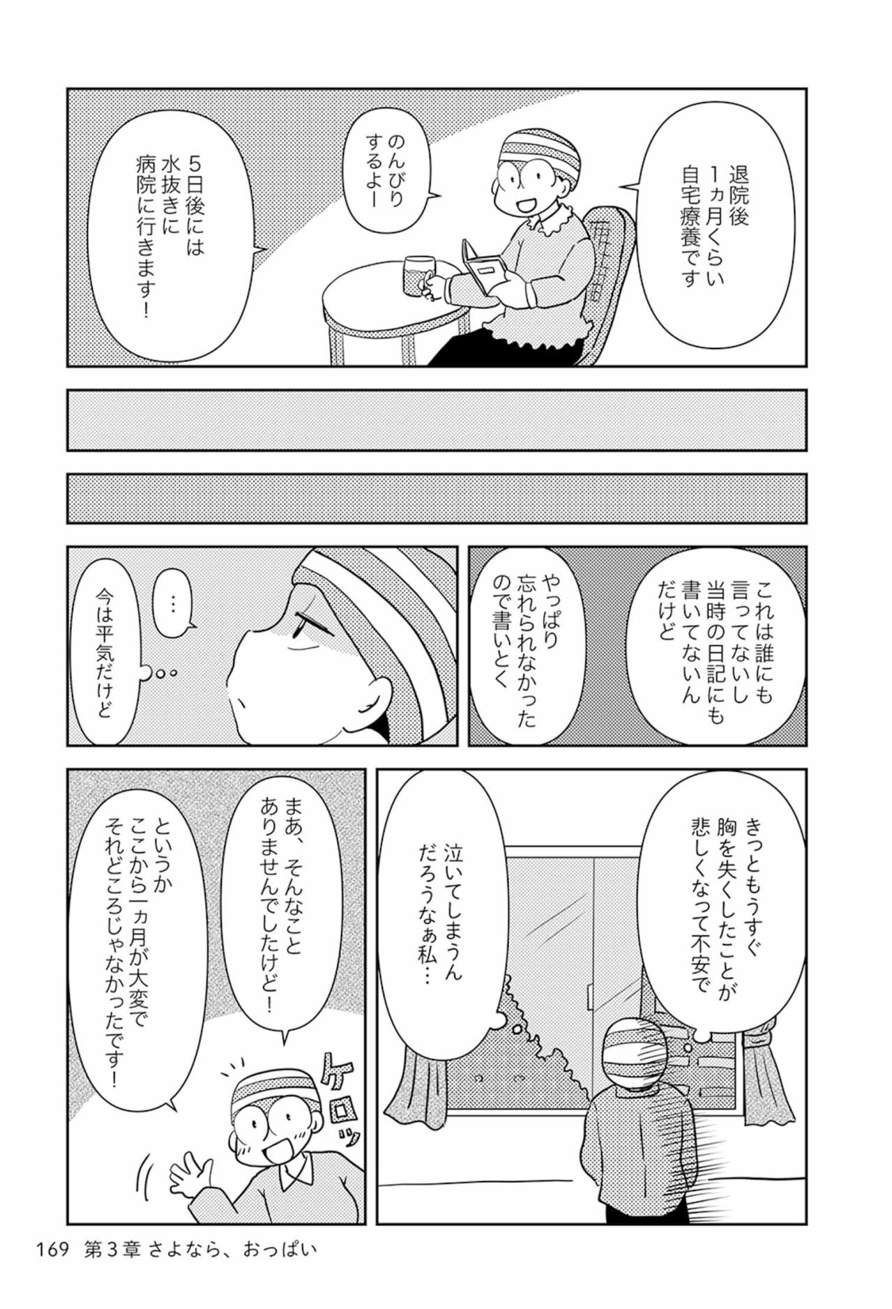 右胸摘出の寂しさに襲われるかも…しかし実際は違った！【乳癌日記 #71】（画像2）