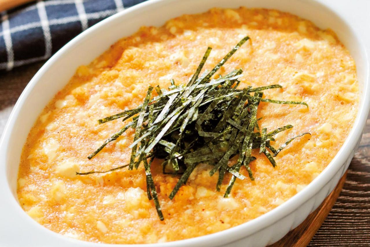 缶詰、加工品で簡単！【豆腐の超高速・節約レシピ】2選「ほうれんそうの豆腐マヨサラダ」「長いもと豆腐のふわふわ明太焼き」