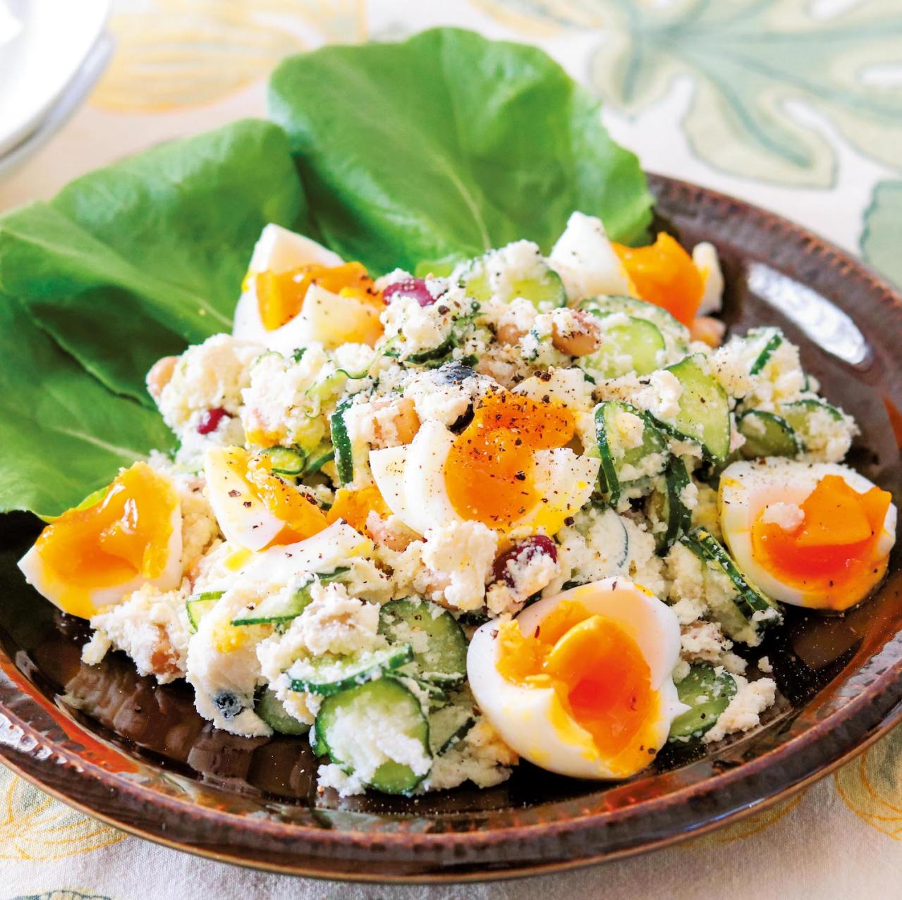 目新しいおいしさ！【卵の超高速・節約レシピ】2選「丸ごと玉ねぎの卵そぼろあんかけ」「生おからのサラダ」（画像3）