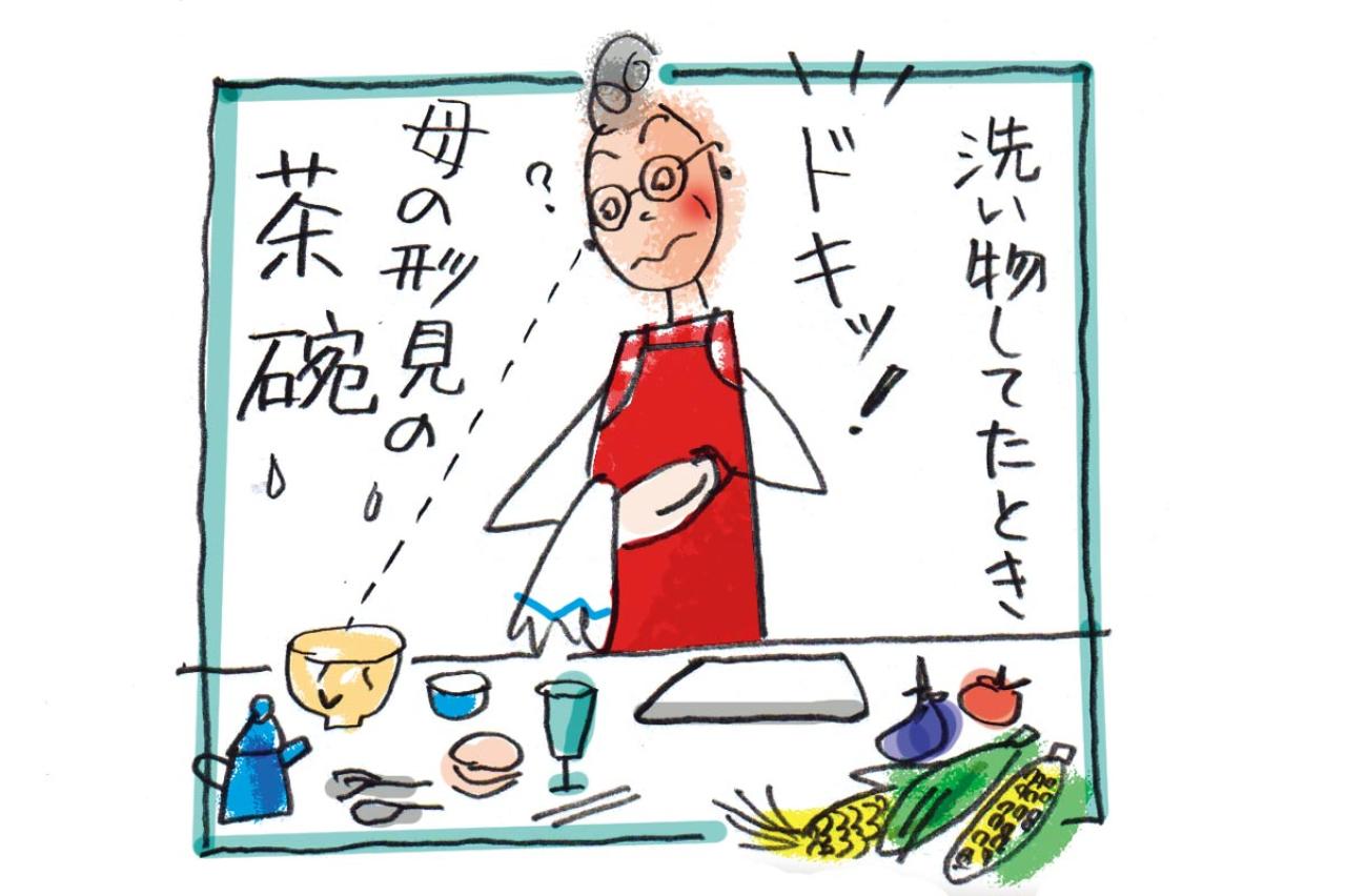 70歳・本田葉子さん発【ほのぼのマンガ】「今日のやっちまった」母の形見の茶碗にヒビが！？しかも2カ所！