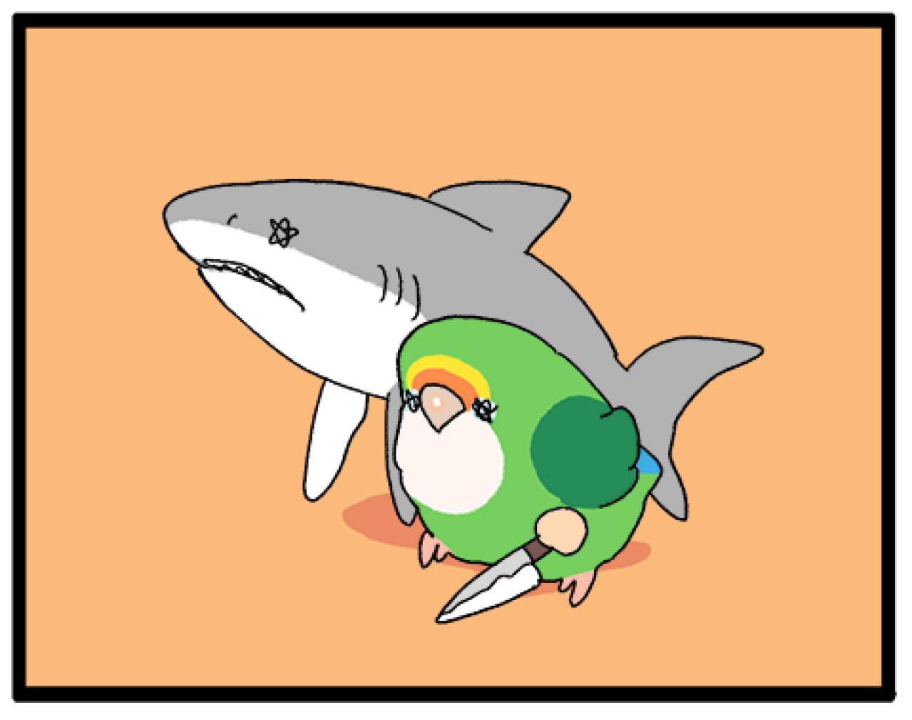 なるほど！コザクラインコ女子は海のギャングに似ている！？【鳥マンガ＃94】（画像8）