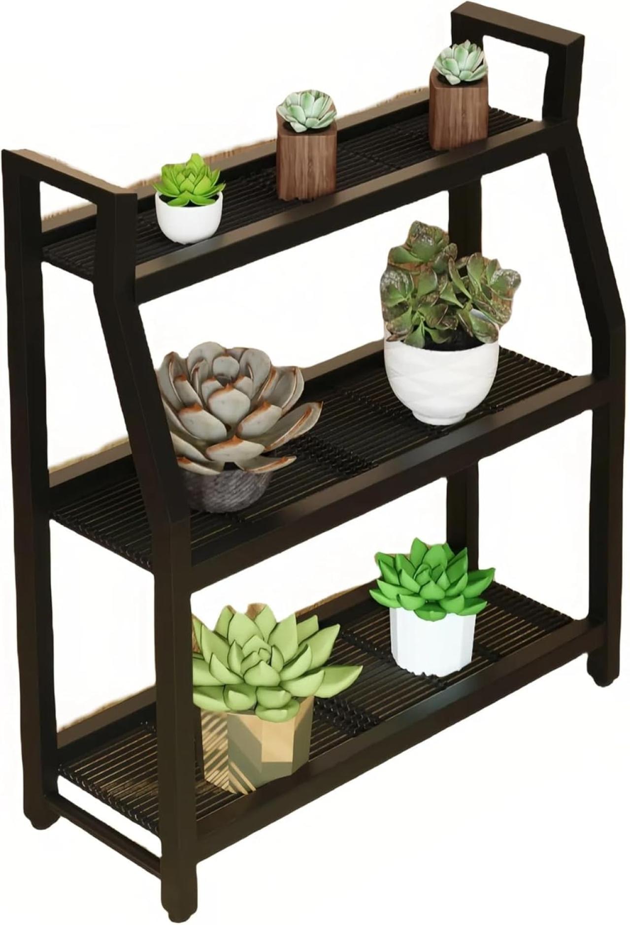 【最大10％OFF】リビング、ベランダ、寝室などに【フラワースタンド】お気に入りの鉢花や観葉植物、 本や小物を飾るのもおすすめ♪【Amazonタイムセール】（画像3）