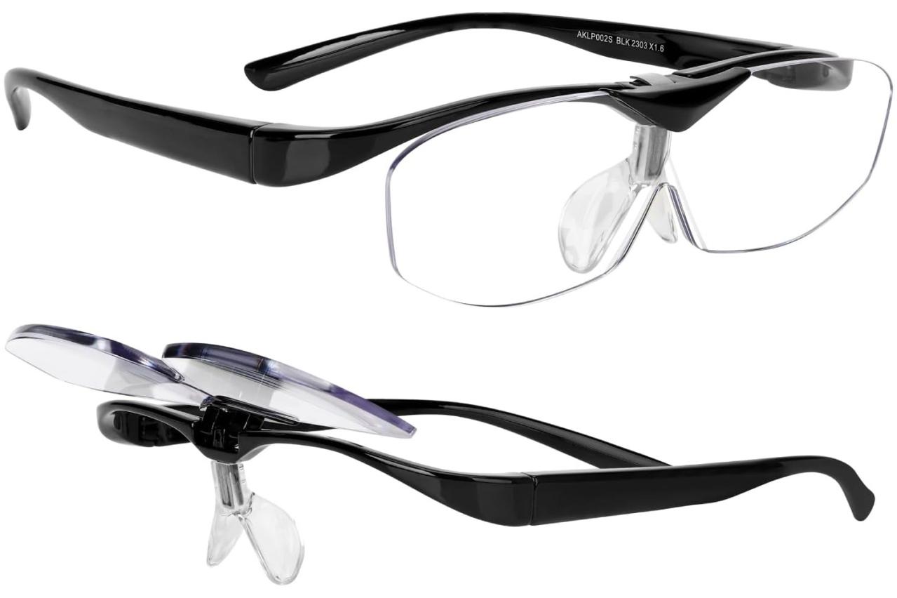 【最大57％OFF】細かい作業がつらい時に！【拡大鏡】読書、裁縫、編み物も手元が見やすくラクに♪【Amazonタイムセール】