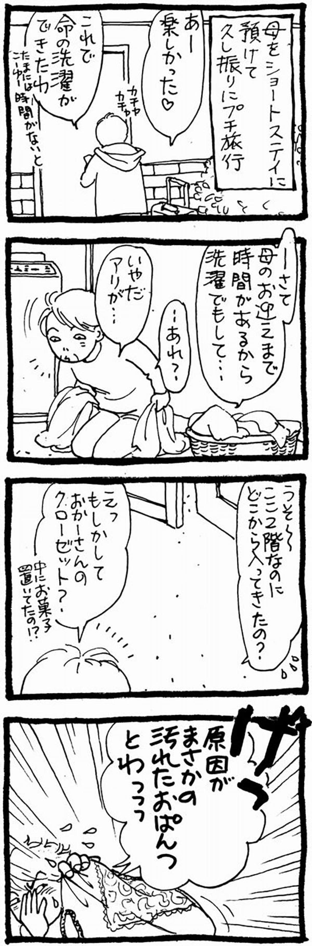 蟻に「ありがとう」？汚れ物から見つけた認知症母の病気の兆し？【認知症母との介護生活#70】（画像2）