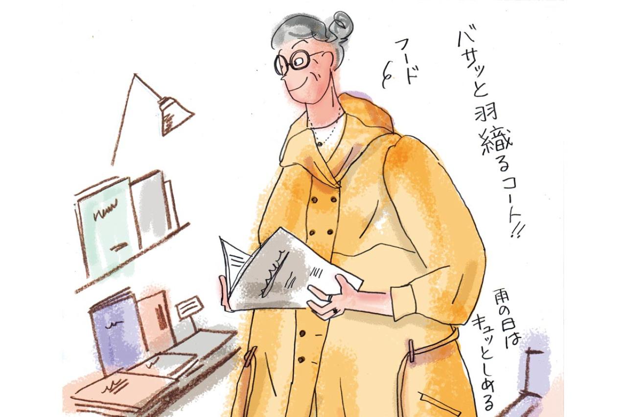 「バサっと羽織る着こなし」が年々ラクに！70歳からのおしゃれ。本田葉子さんのコートの楽しみ方