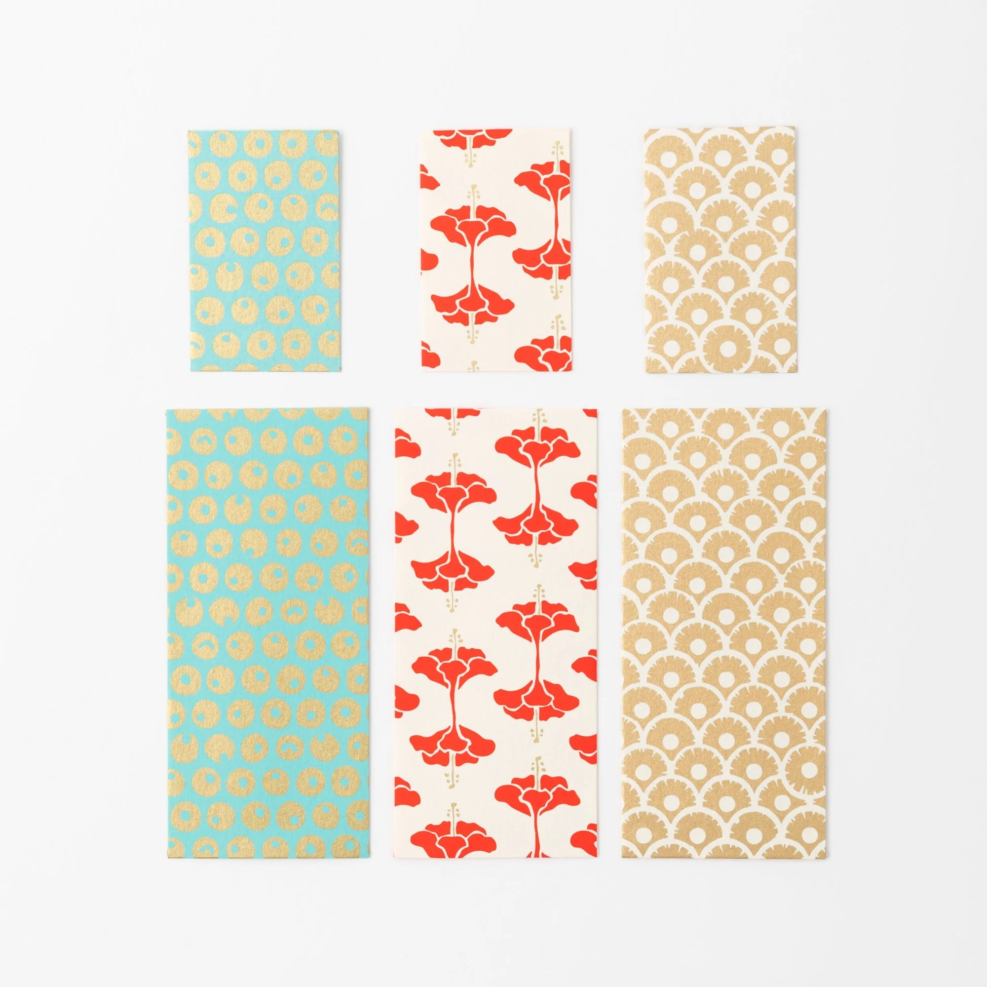 沖縄シマノネ　お祝い袋6種セット (多目的封筒3種＋ぽち袋3種)