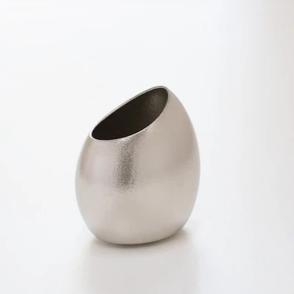 能作のまゆ型 フラワーベース（すず100 %）