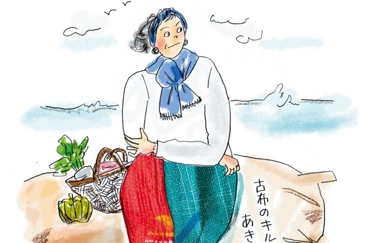 70歳から始めるおしゃれ！「整わない縫い目が愛しい」【本田葉子さん】刺子のスカート