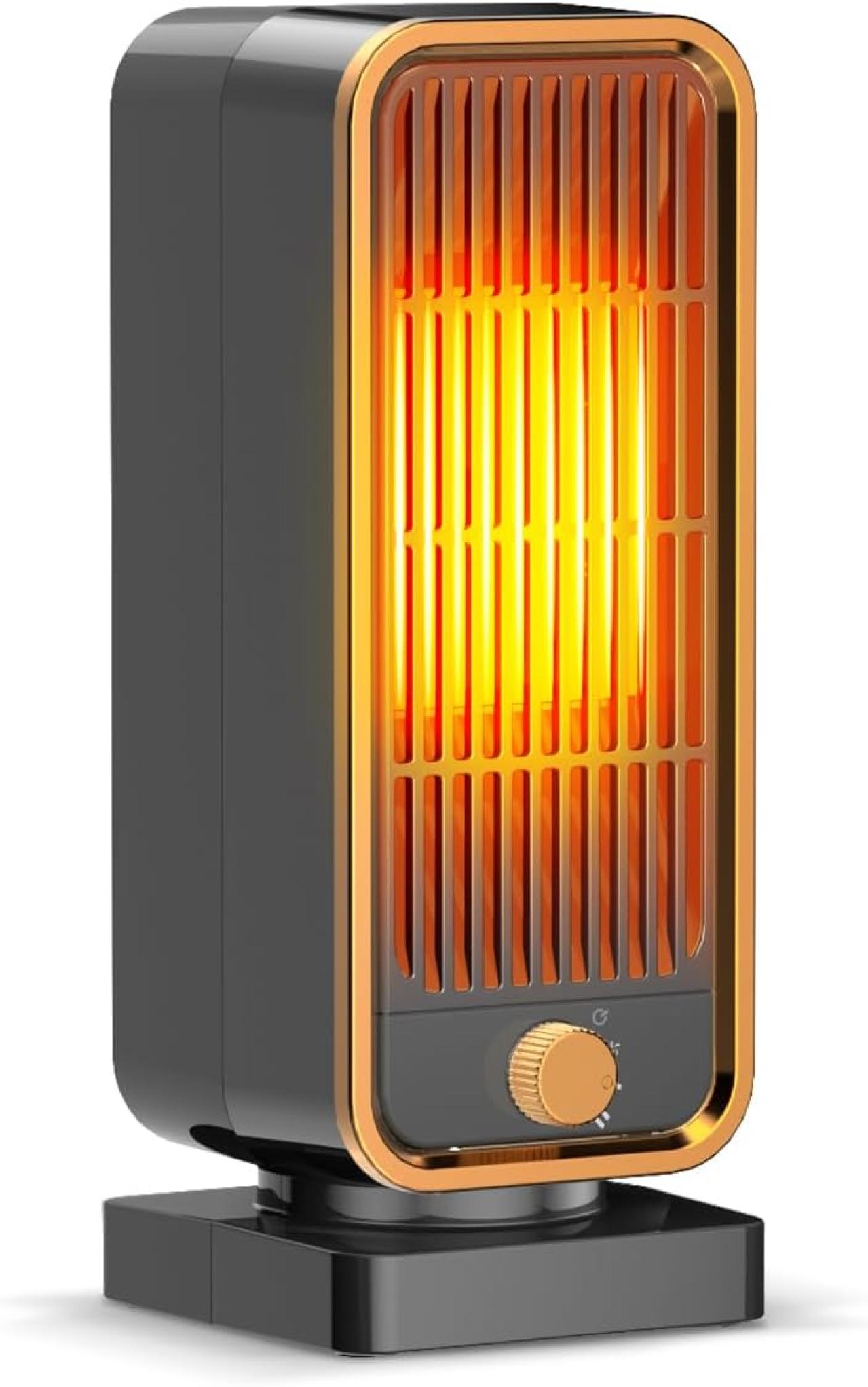 【最大90％OFF】寒くなる前に早めに準備♪【セラミックヒーター】コンパクトサイズだから脱衣所、トイレ、キッチンなど簡単に移動できて便利！【Amazonタイムセール】（画像3）