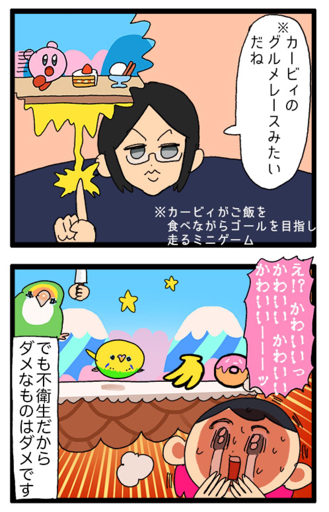 食欲魔神と無抵抗のはざまで—セキセイインコ・カチョの日常【鳥マンガ #140】（画像5）
