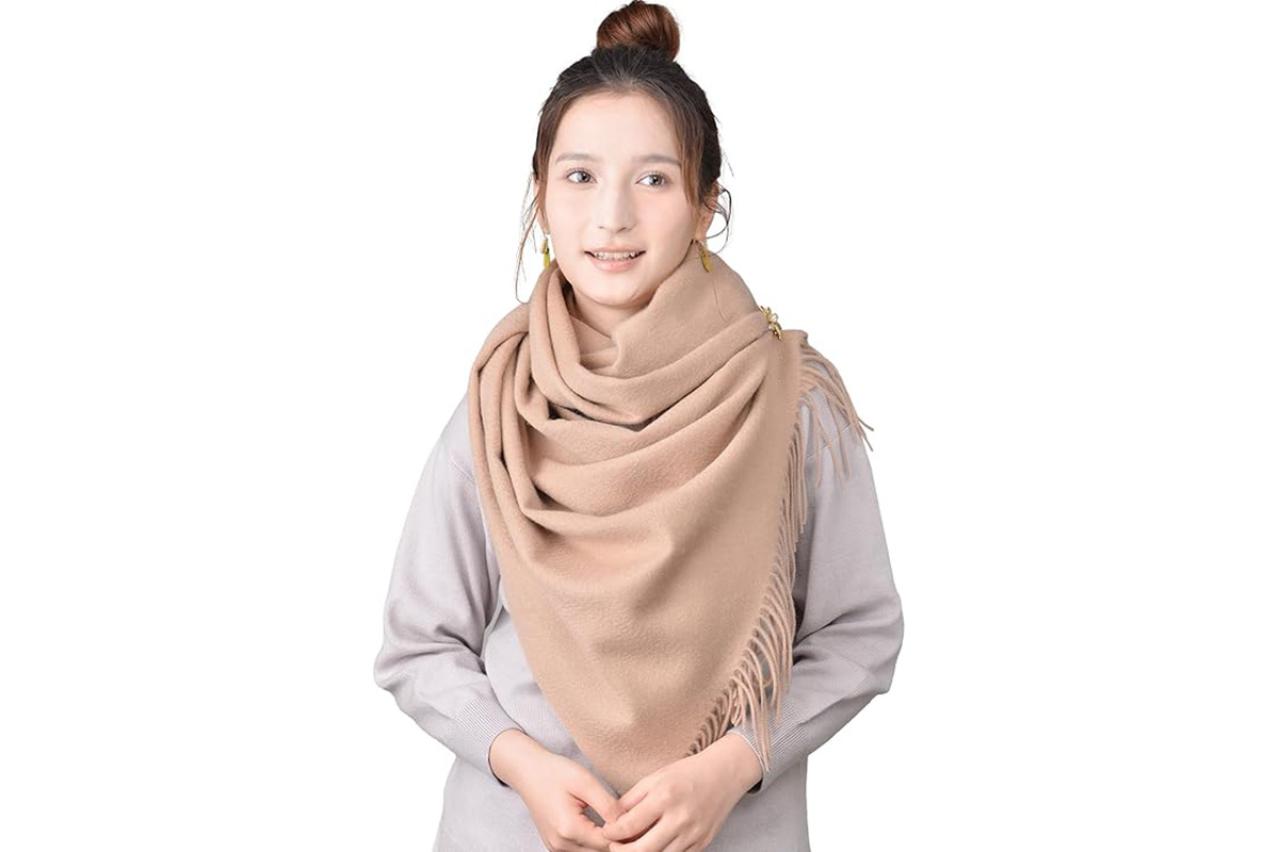 【最大20％OFF】軽くて暖かい【カシミヤストール】これからの季節、羽織ったり首元に巻いてしっかり防寒【Amazonタイムセール】