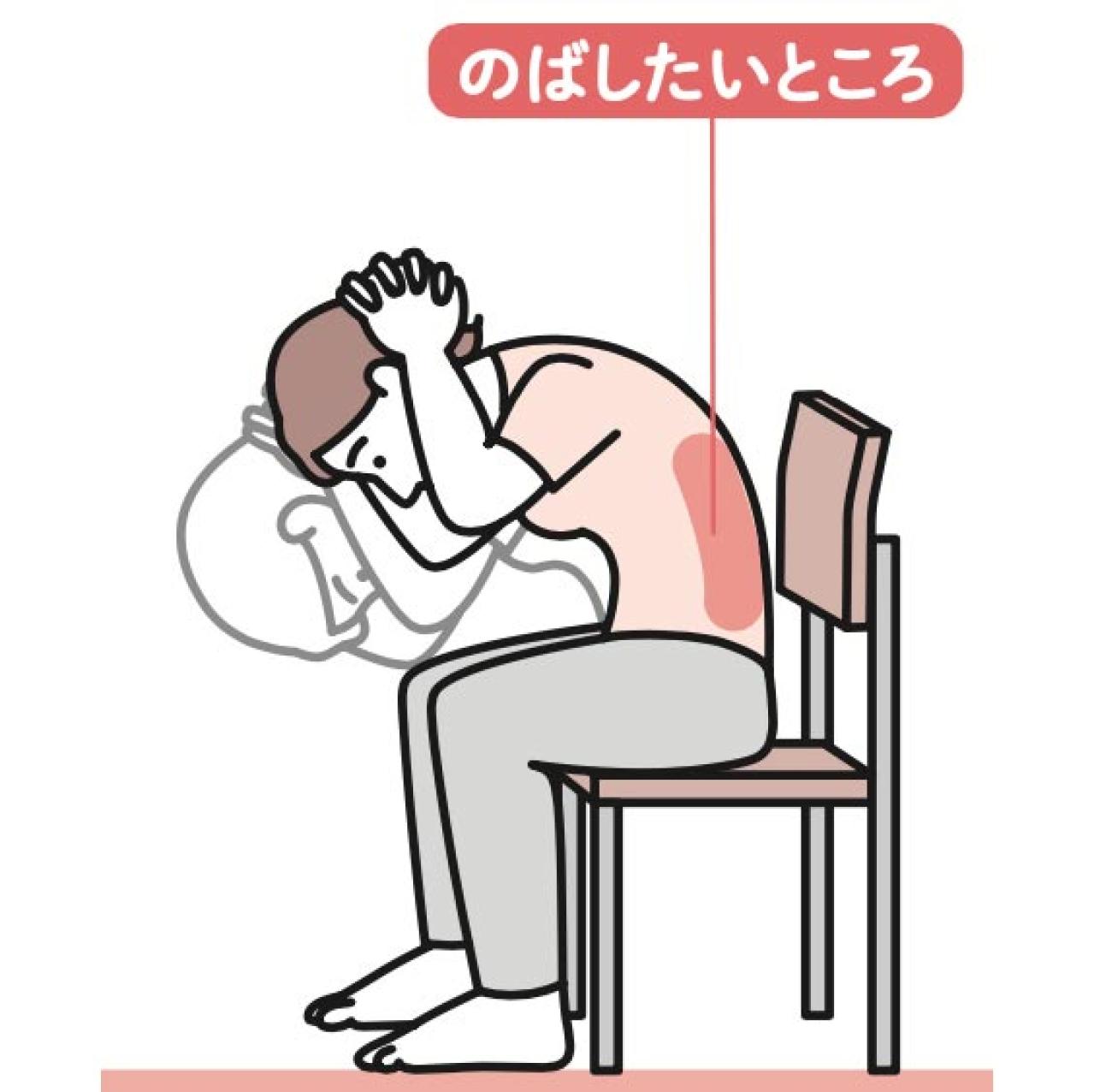 “開脚の女王”が教える1分のストレッチ。巻き肩を改善！首こり、肩こり、目の疲れも軽くなる（画像7）