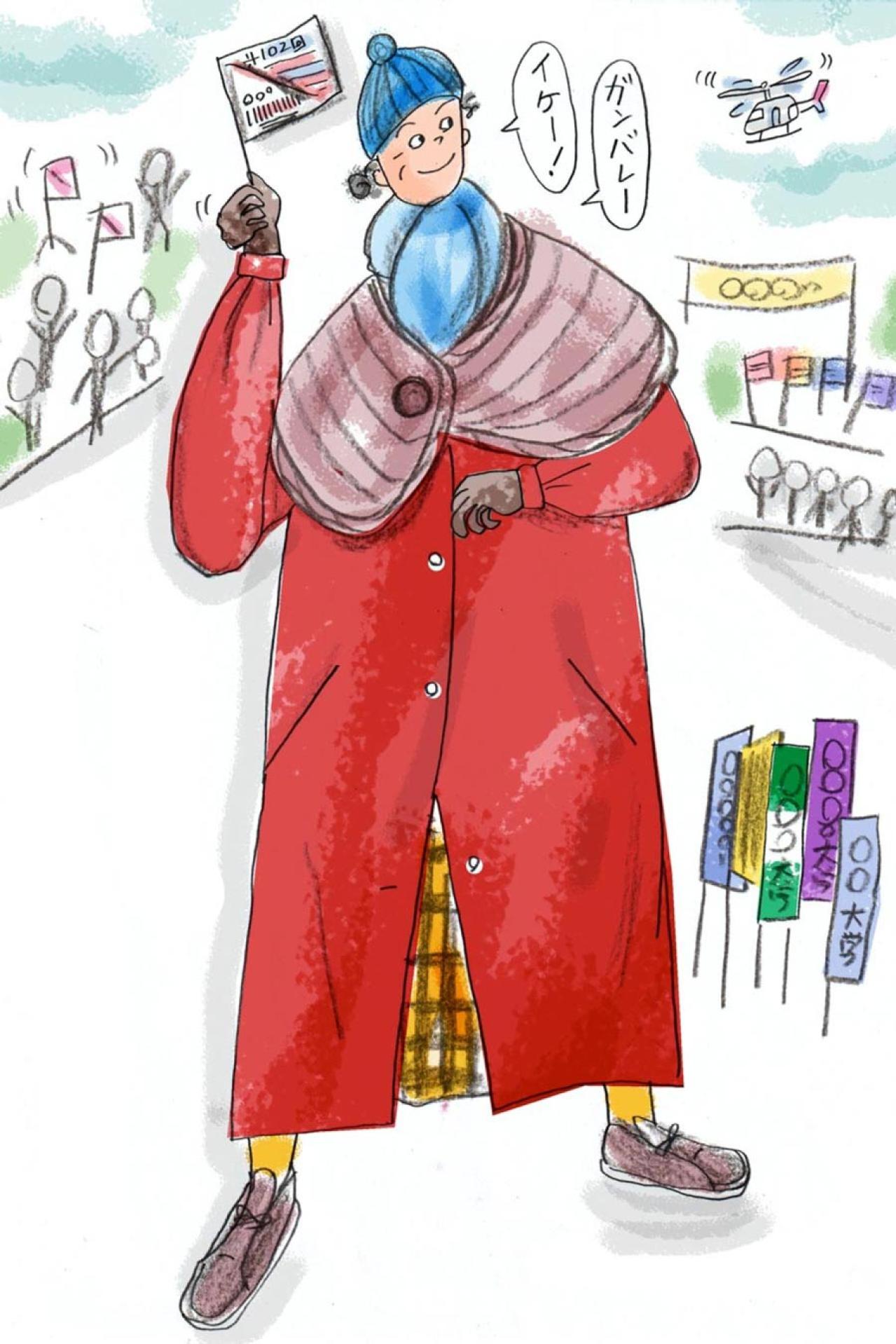 70歳から始めるおしゃれ！「真冬のお出かけはこの色で」本田葉子さん流コートとショールの使い方（画像2）